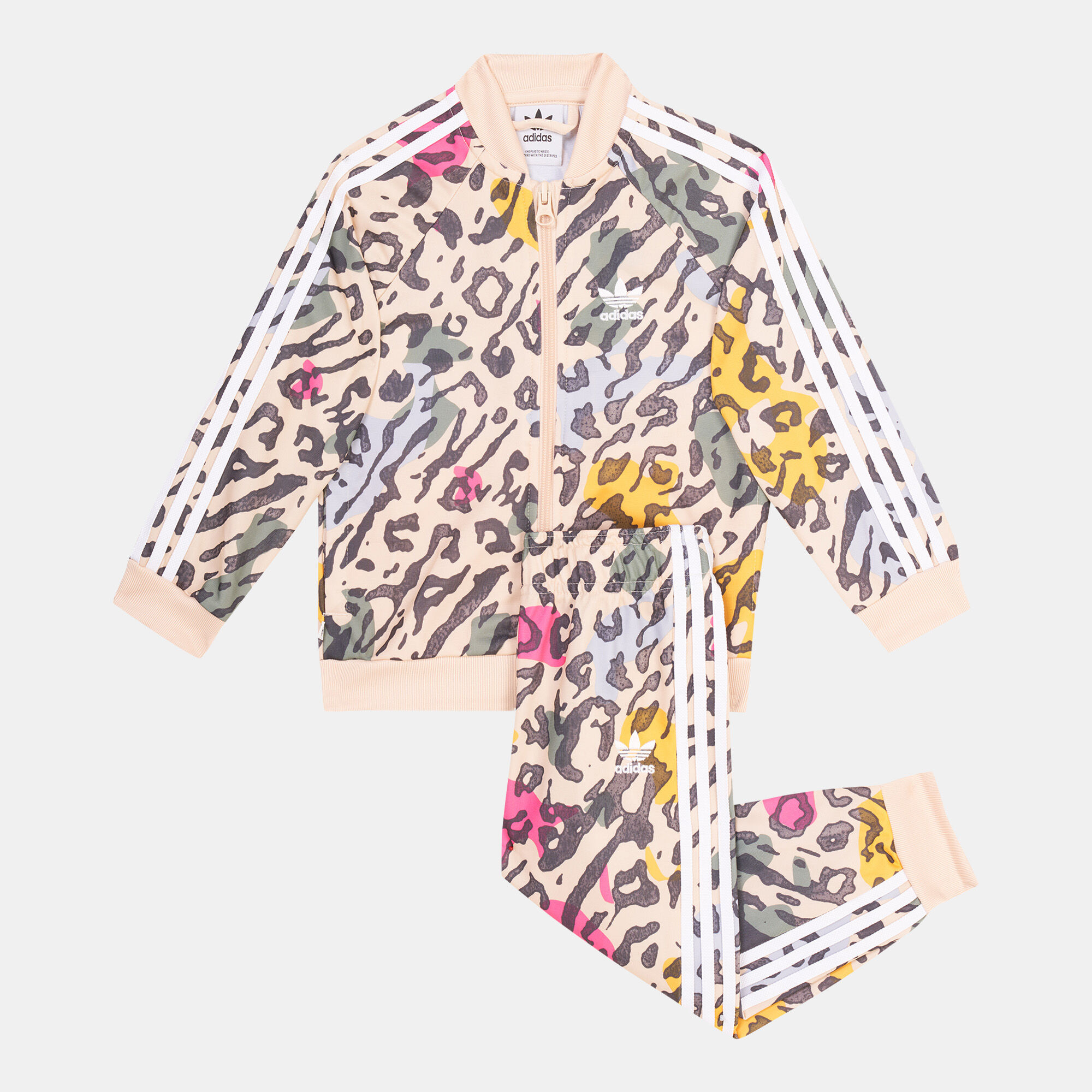 Adidas baby cheap leopard tracksuit
