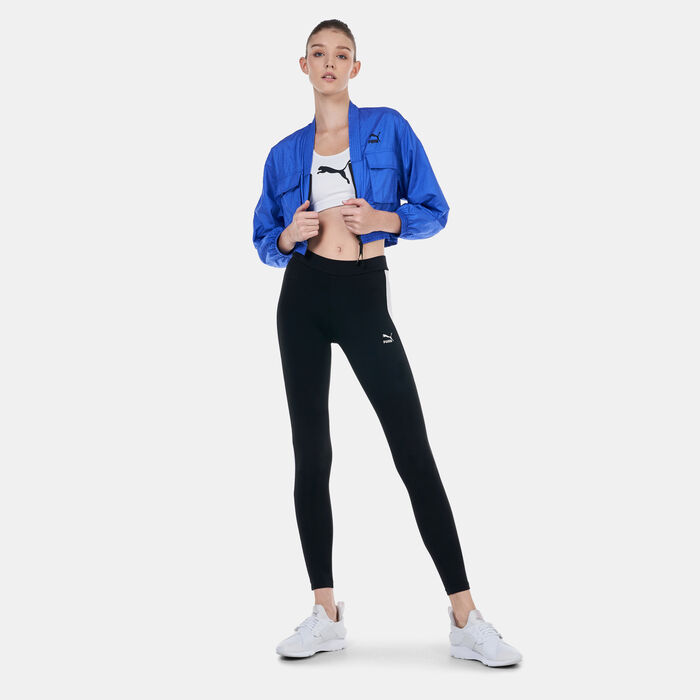 PUMA Women's Dare To Woven Jacket Blue image number 4
