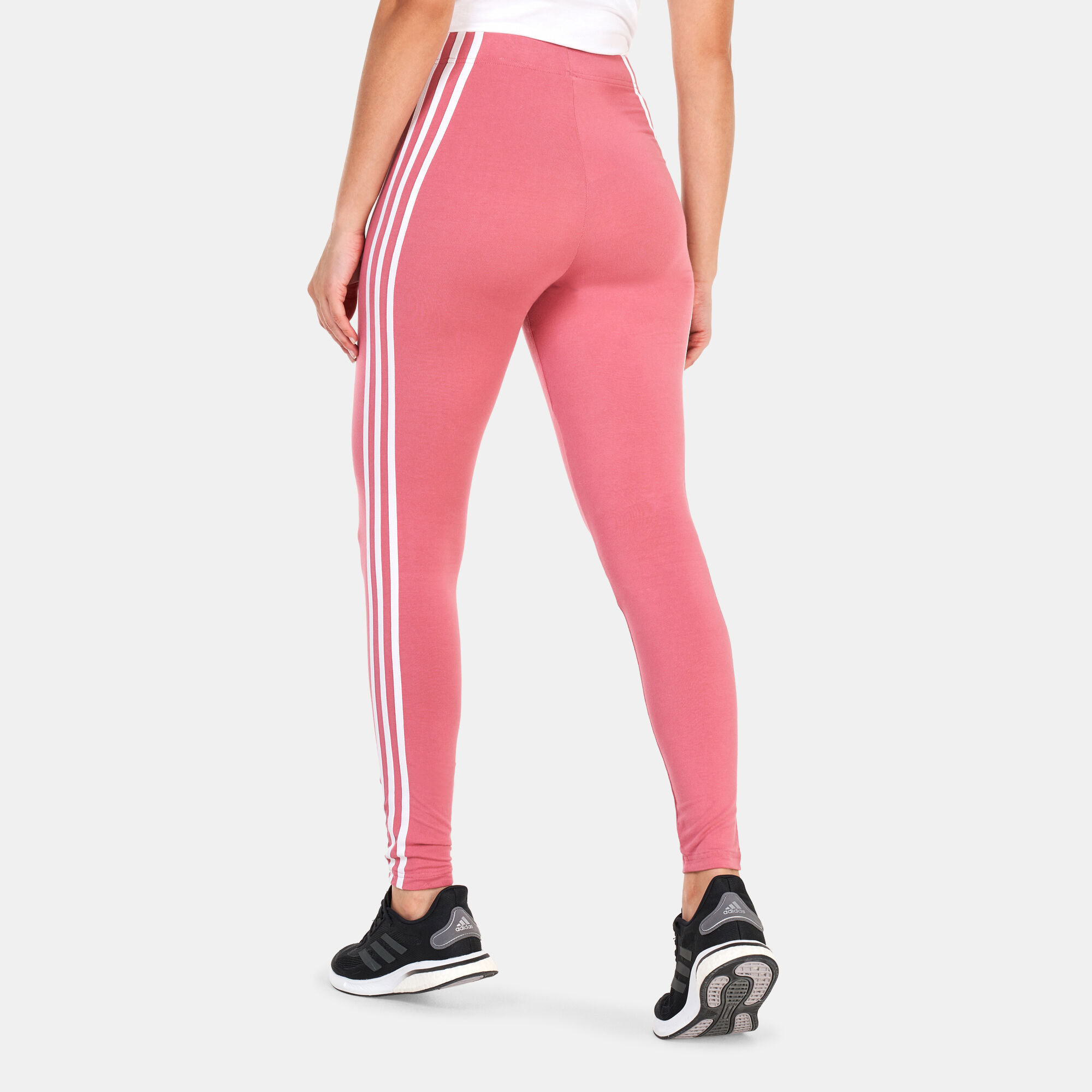 Buy adidas Women s Future Icons 3 Stripes Leggings Red in Kuwait SSS