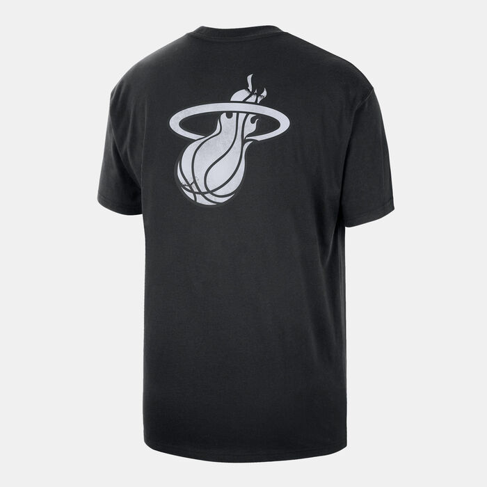 Nike Men's NBA Miami Heat City Edition Courtside Max90 T-Shirt - 2023/24 Black image number 1