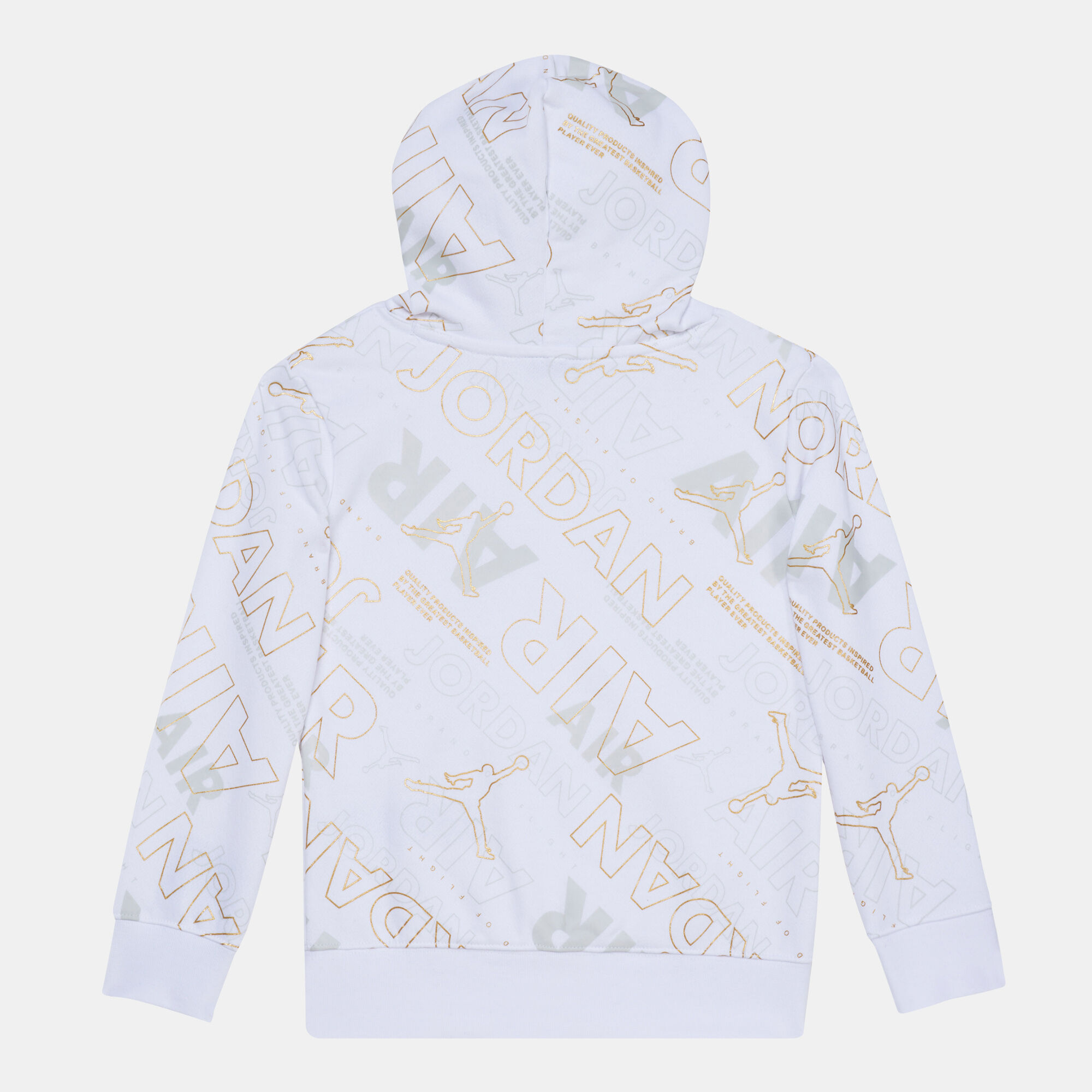 All white deals jordan hoodie