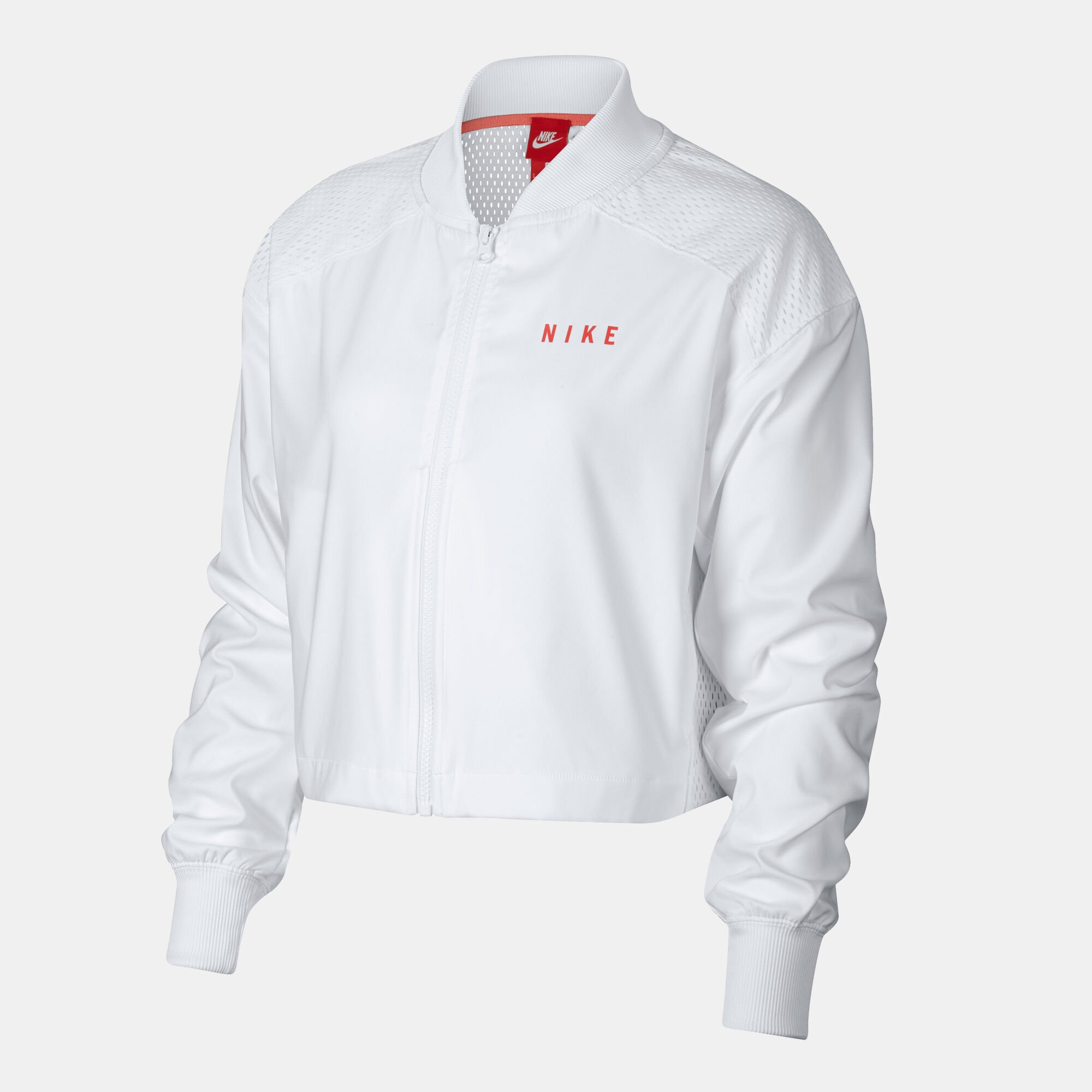 Nike mesh clearance bomber jacket