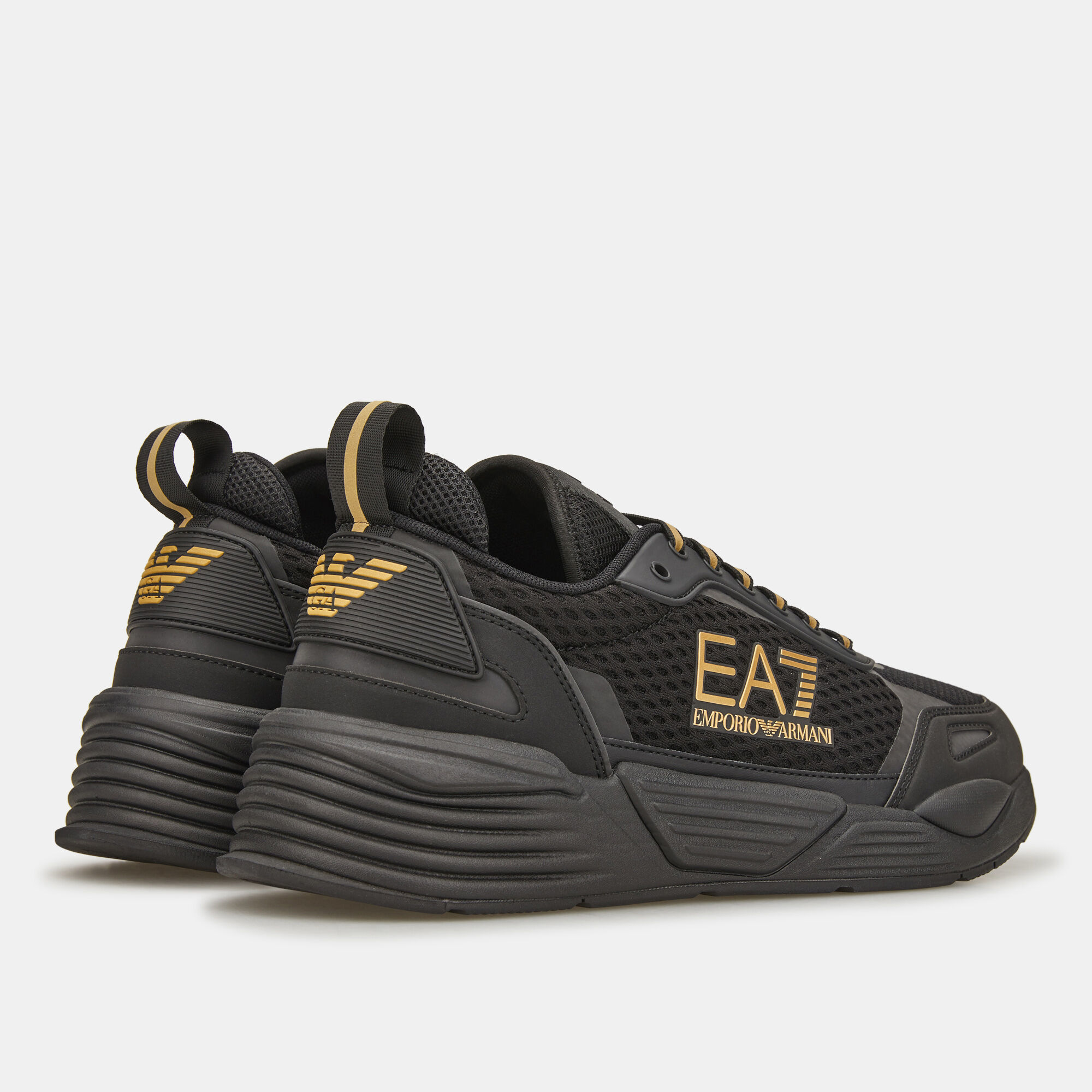 Men s Logo Shoes Black EA7 Emporio Armani in Kuwait SSS