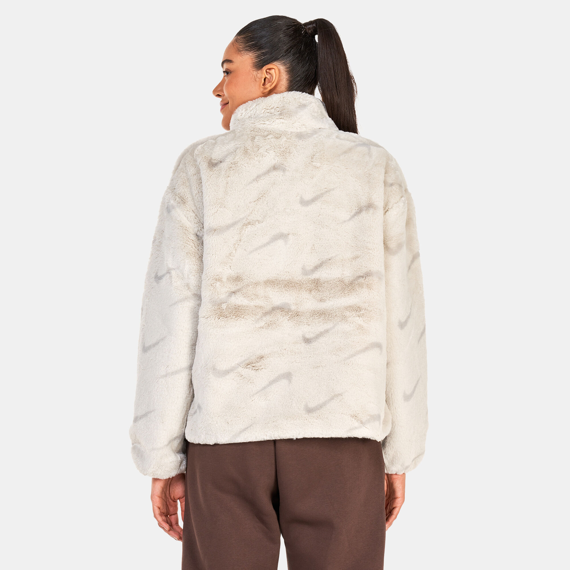 Nike womens plush jacket online