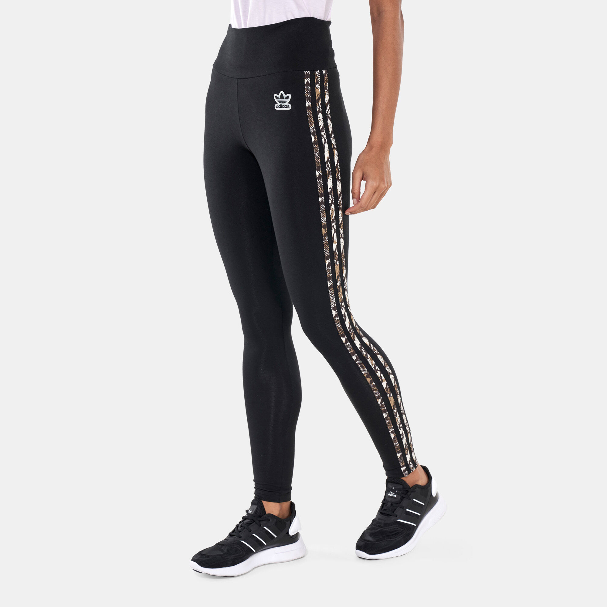 Buy adidas Originals Women s 3 Stripes Leggings Black in Kuwait SSS