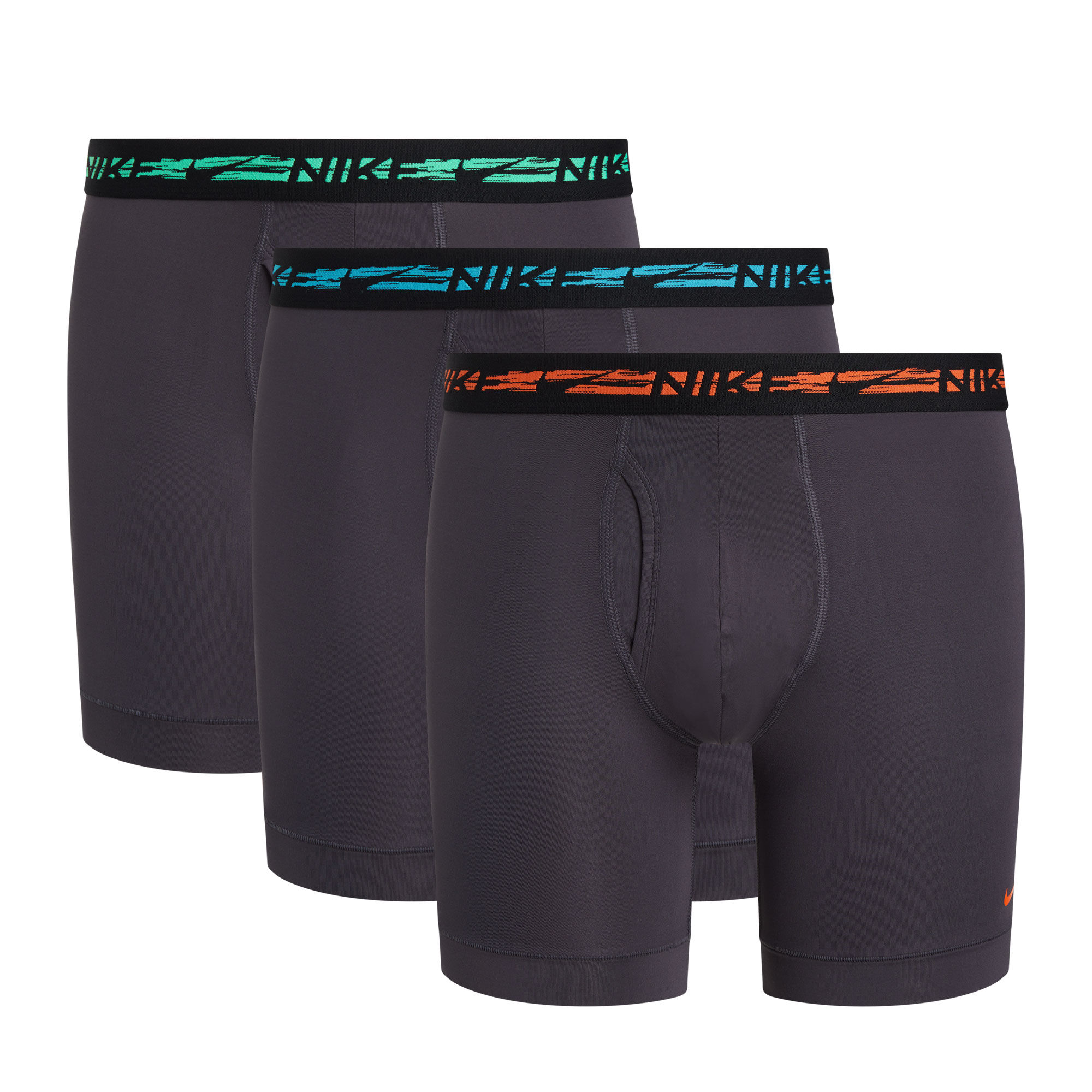 Men s Dri FIT Ultra Stretch Micro Boxers 3 Pack Grey Nike in Kuwait SSS