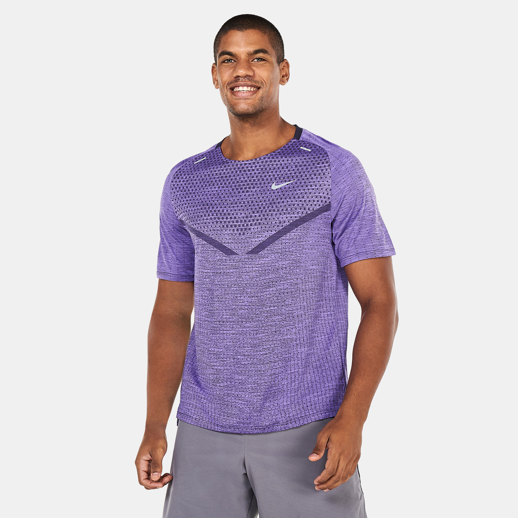 Men s Dri FIT ADV Techknit Ultra T Shirt Purple Nike in Kuwait SSS