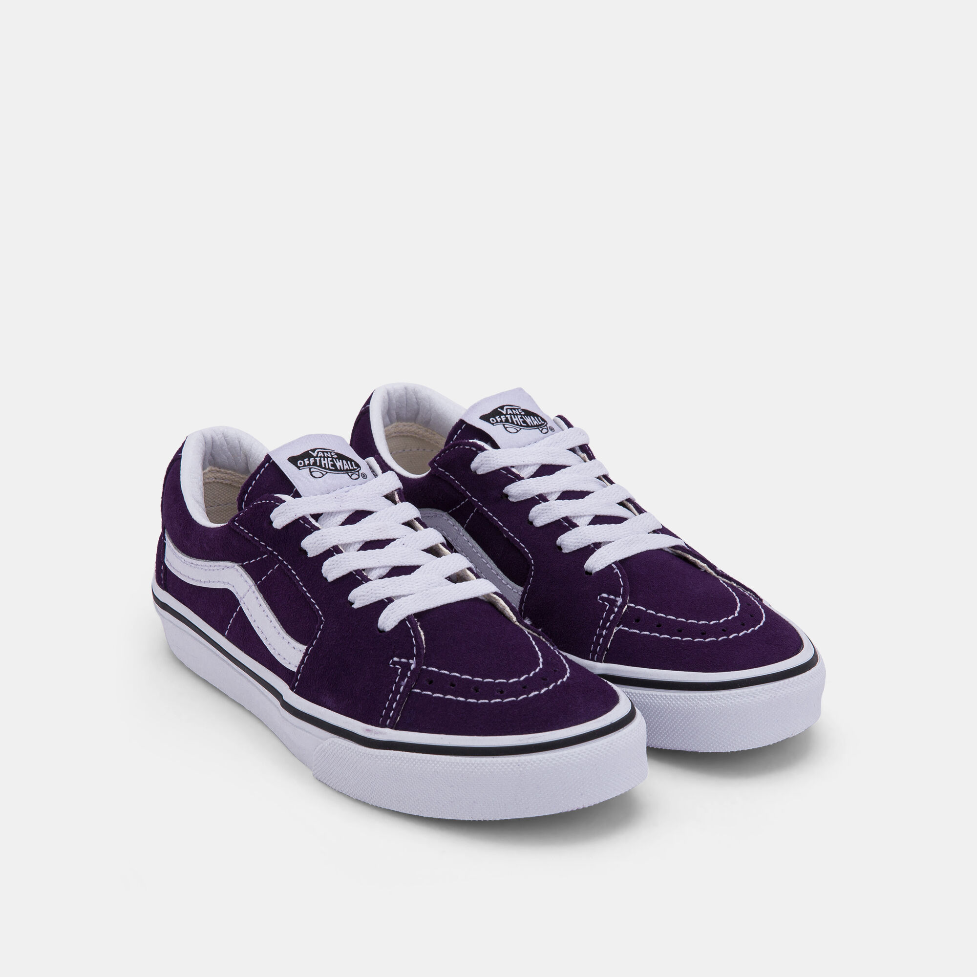 Kids purple vans cheap