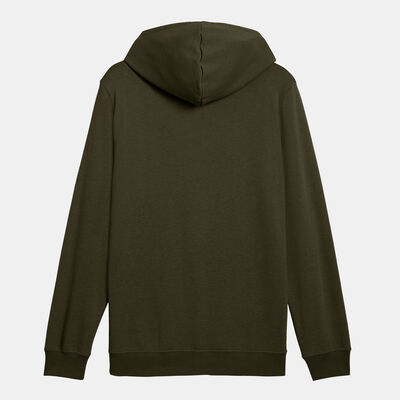 PUMA Men's ESS 2 COLOUR Small Logo Hoodie Green