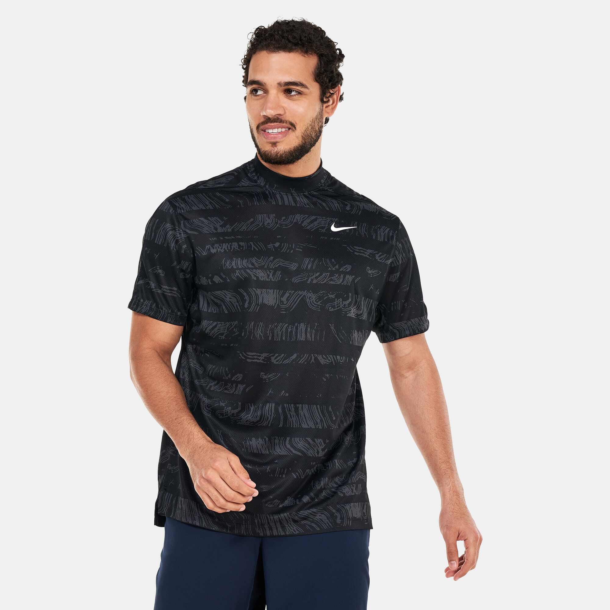 Men s TW Dri FIT ADV Mock Polo Shirt White Nike in Kuwait SSS