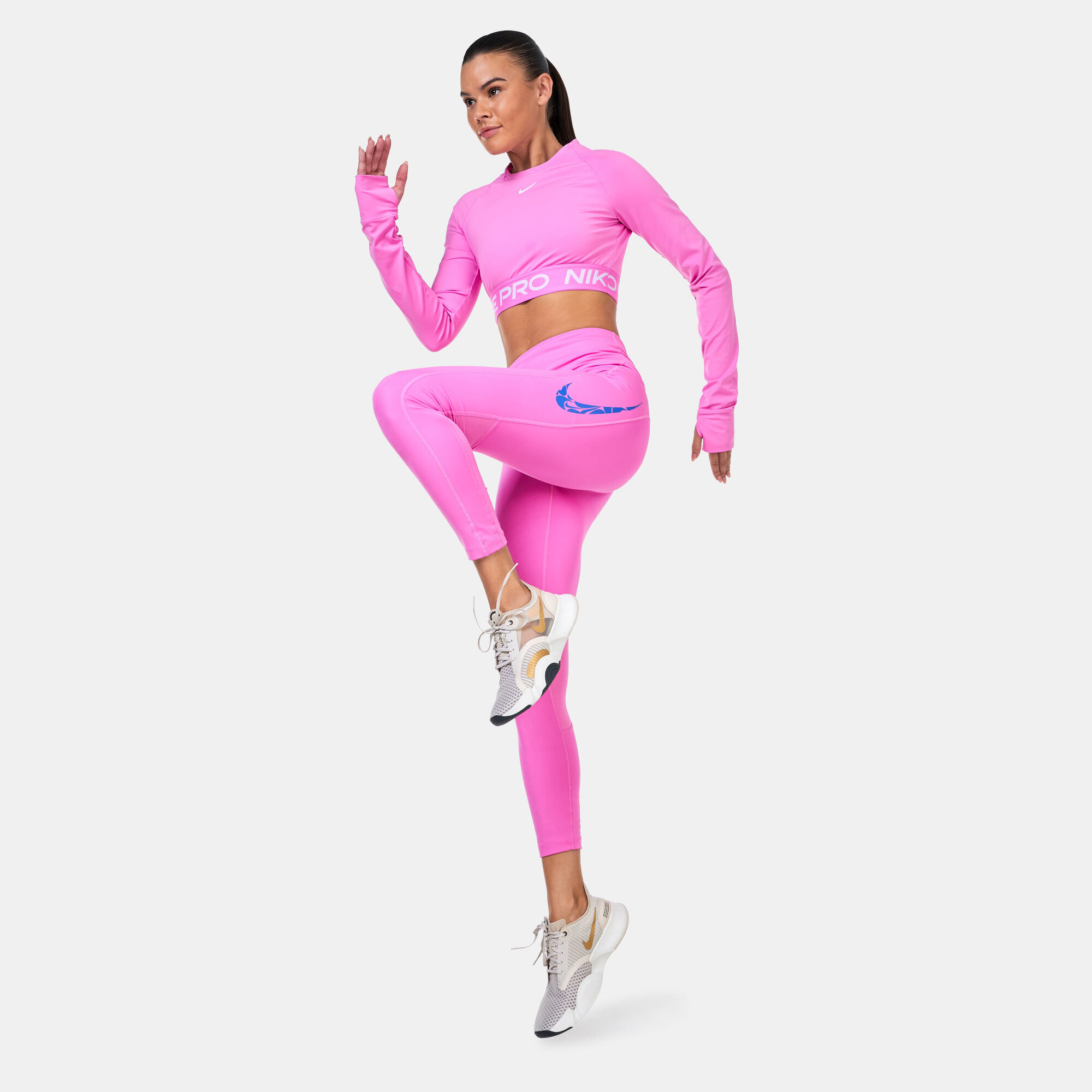 Nike fuchsia leggings cheap