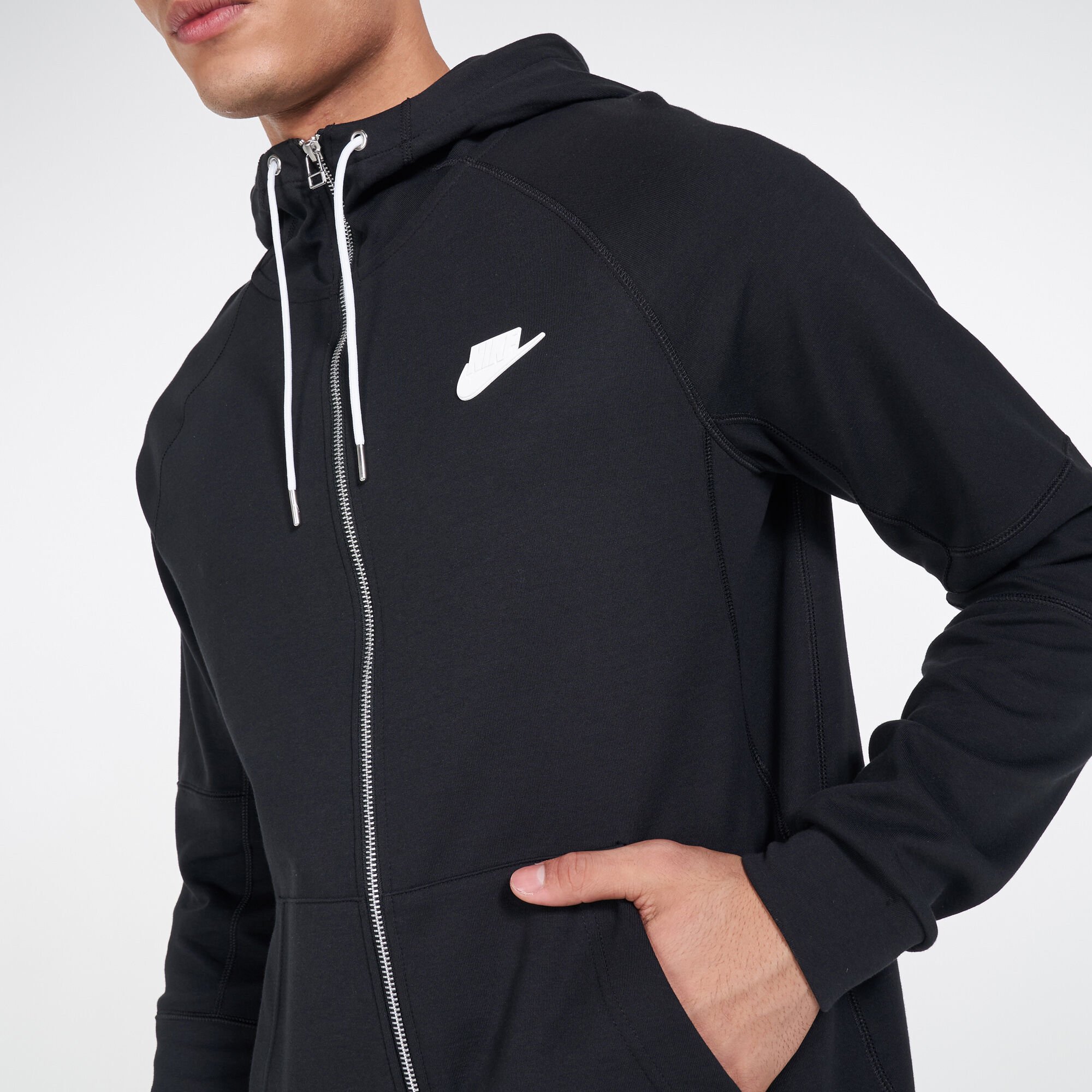 Black nike top modern hoodie