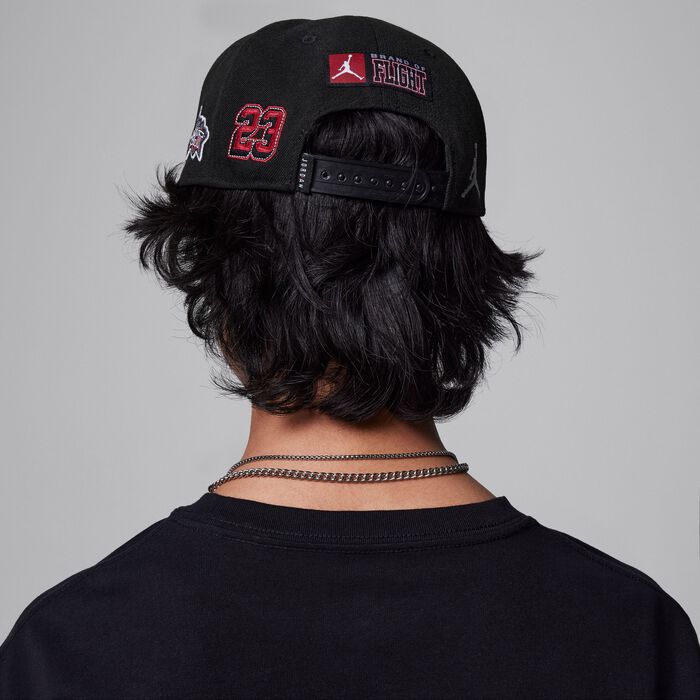 Jordan Kids' Patch Cap Hat Black image number 7