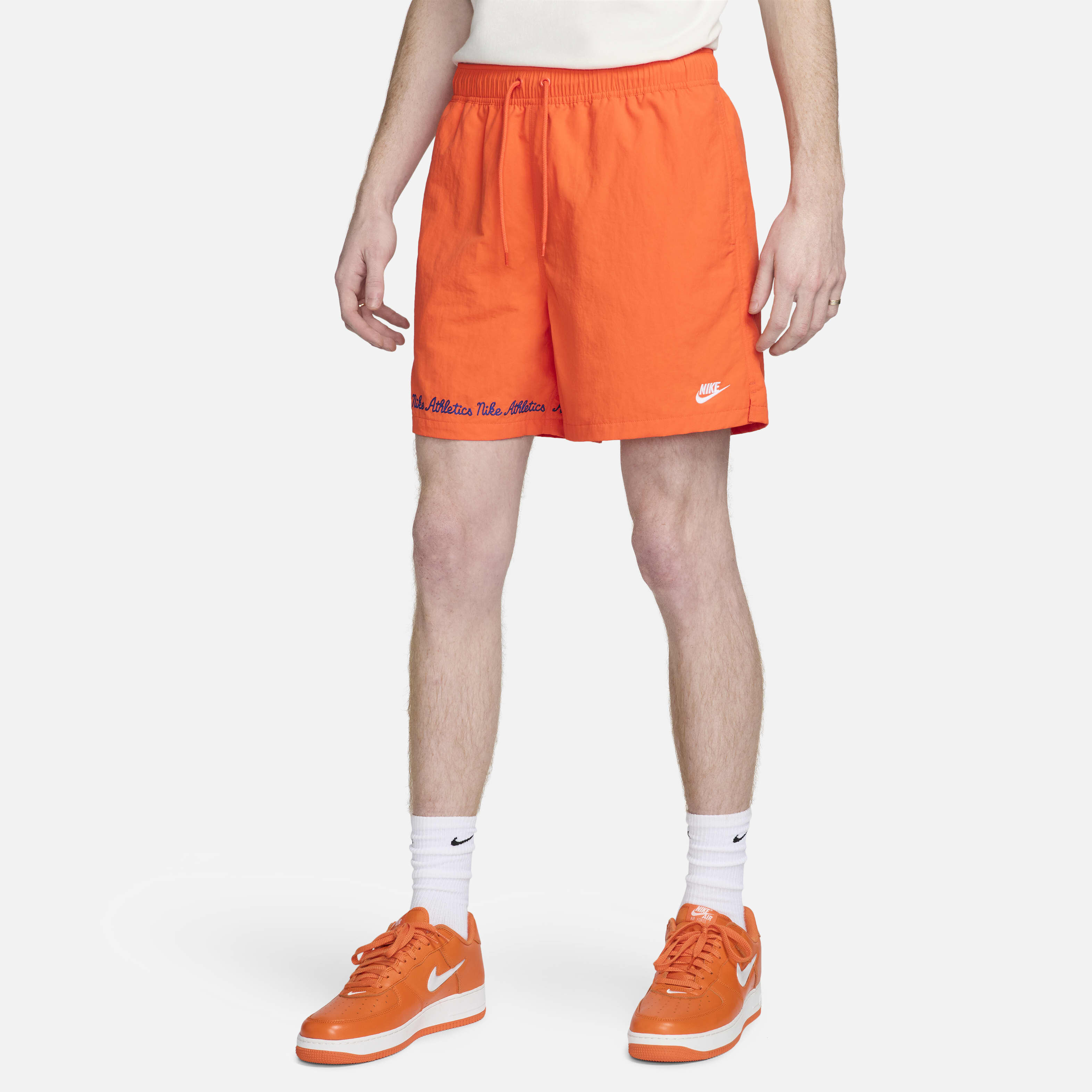 Nike woven shorts orange store