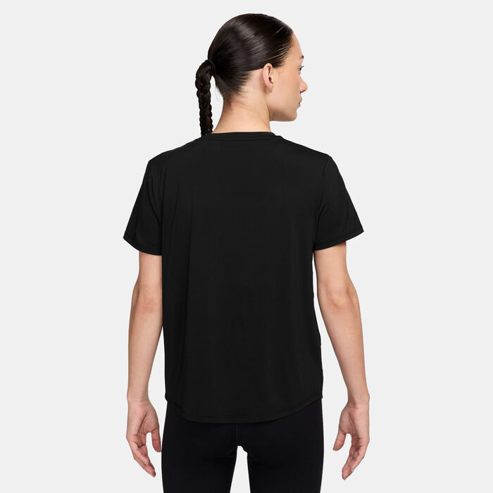 Nike Women's One Swoosh Dri-FIT Running Top Black image number 1