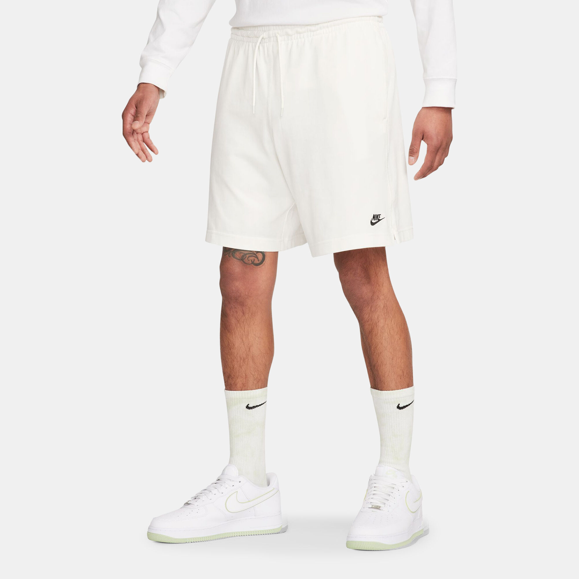 Mens nike shorts white hot sale