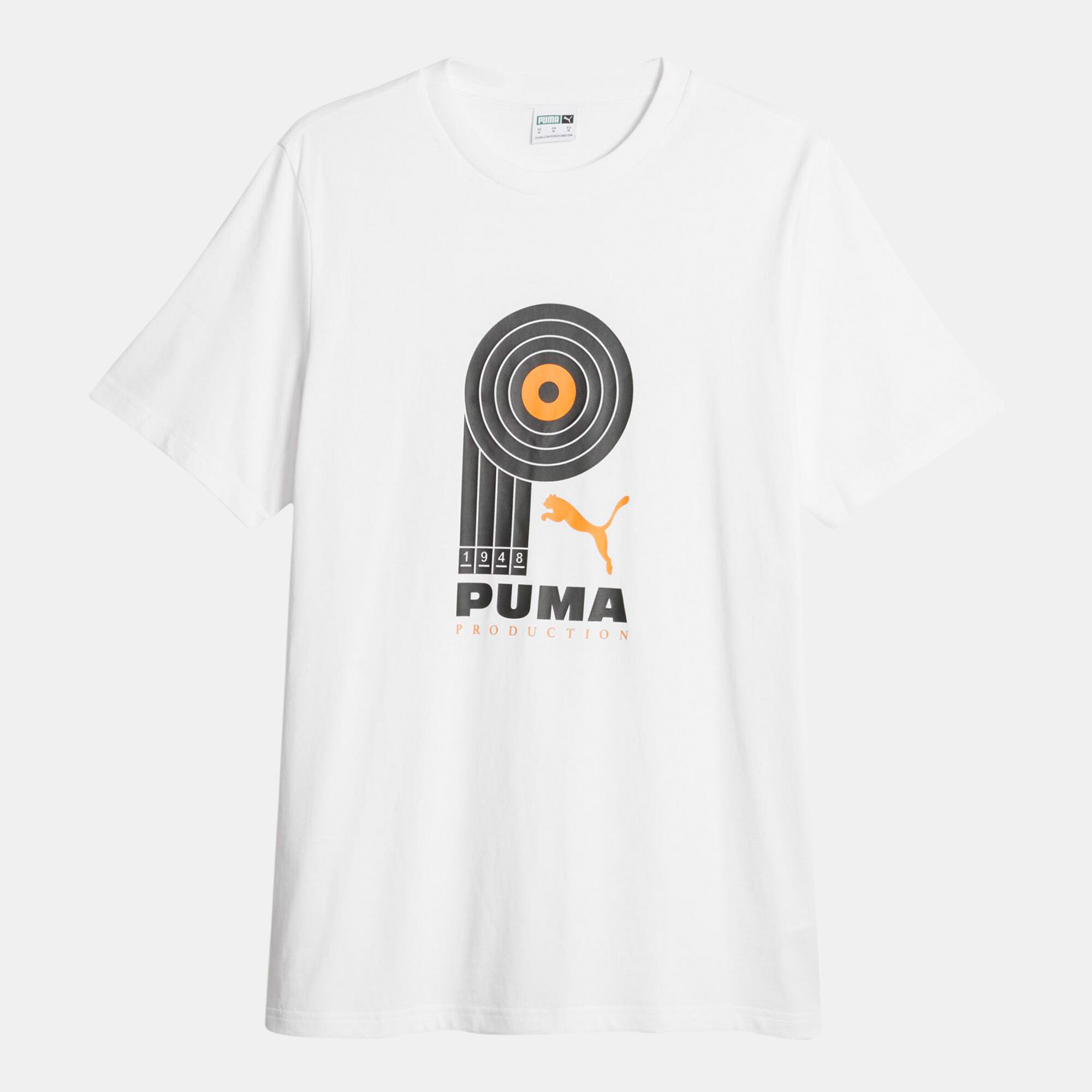 Men s PRODUCTION Graphic T Shirt White PUMA in Kuwait SSS