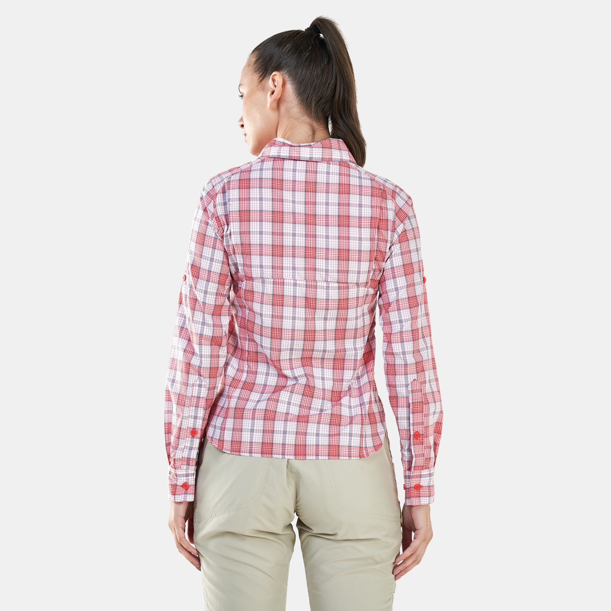 Women s Silver Ridge Lite Plaid Long Sleeve Shirt