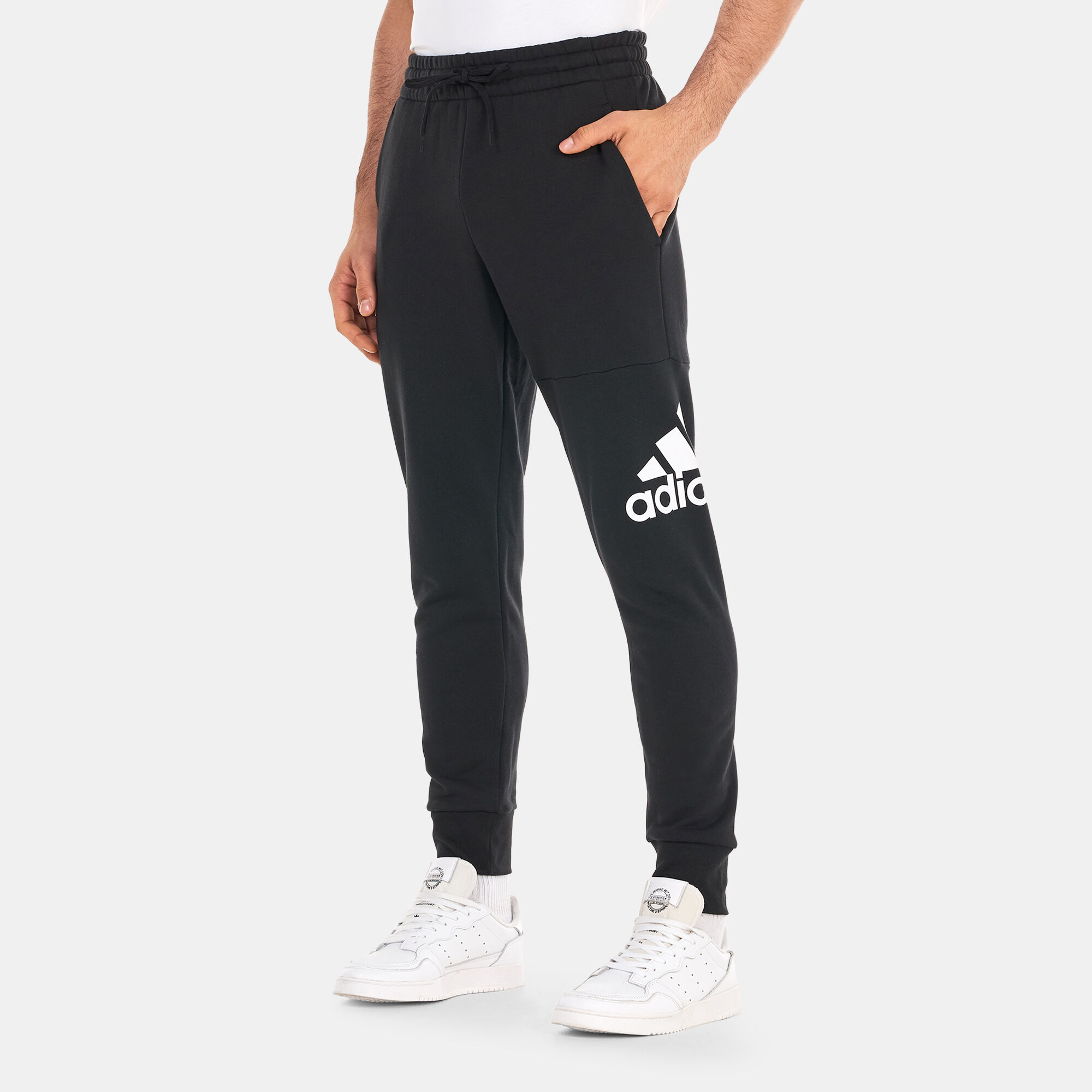 Men s Essentials French Terry Tapered Pants Black adidas in Kuwait SSS