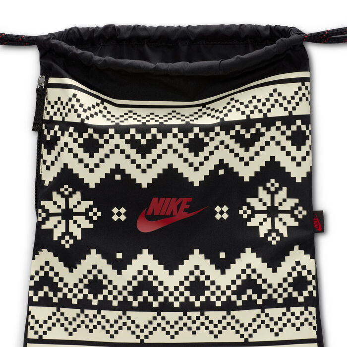 Nike Heritage Drawstring Bag Black image number 1