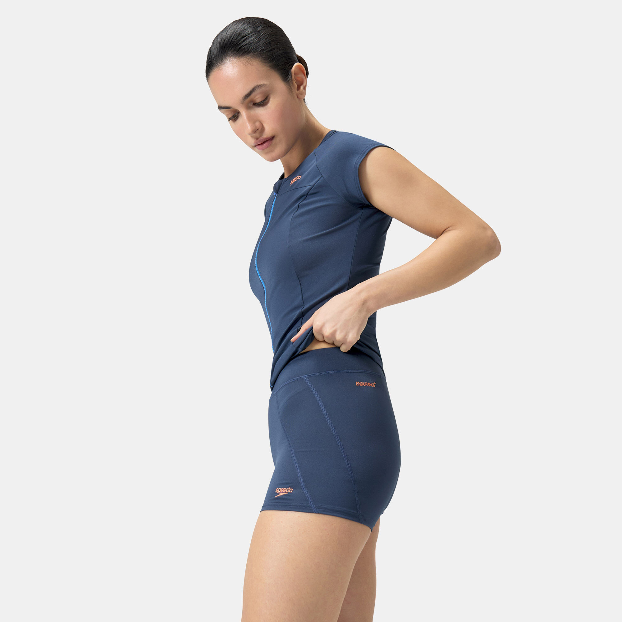 Women s Panel Swimming Shorts Blue Speedo in Kuwait SSS