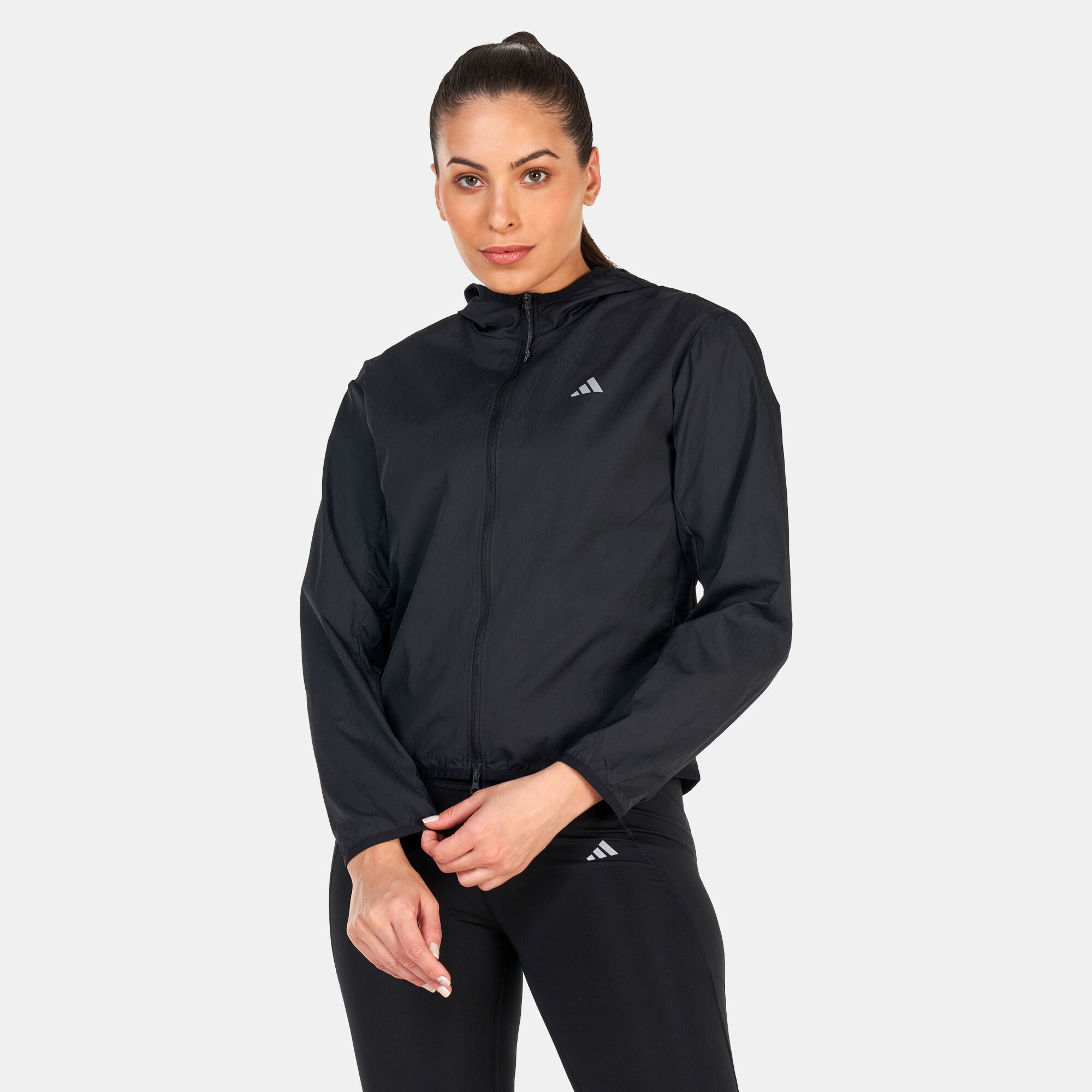 Adidas running response wind online jacket