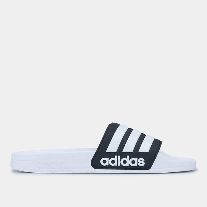 adidas Men's Adilette Shower Slides White image number 1