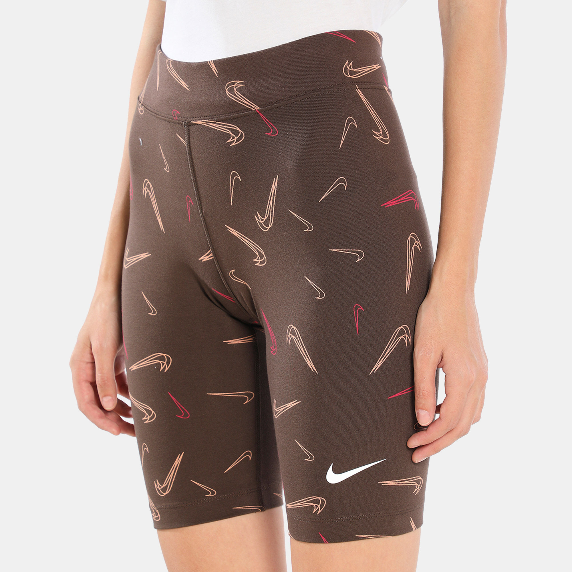 Nike air allover logo print bike short sales
