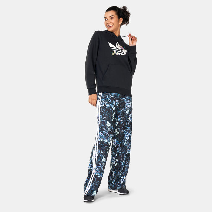 adidas Originals Women's Flower Embroidery Hoodie Black image number 2