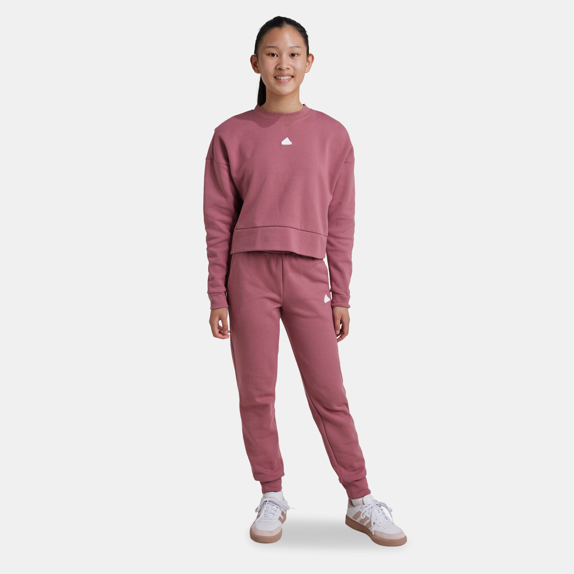 Adidas baby tracksuit pink clearance