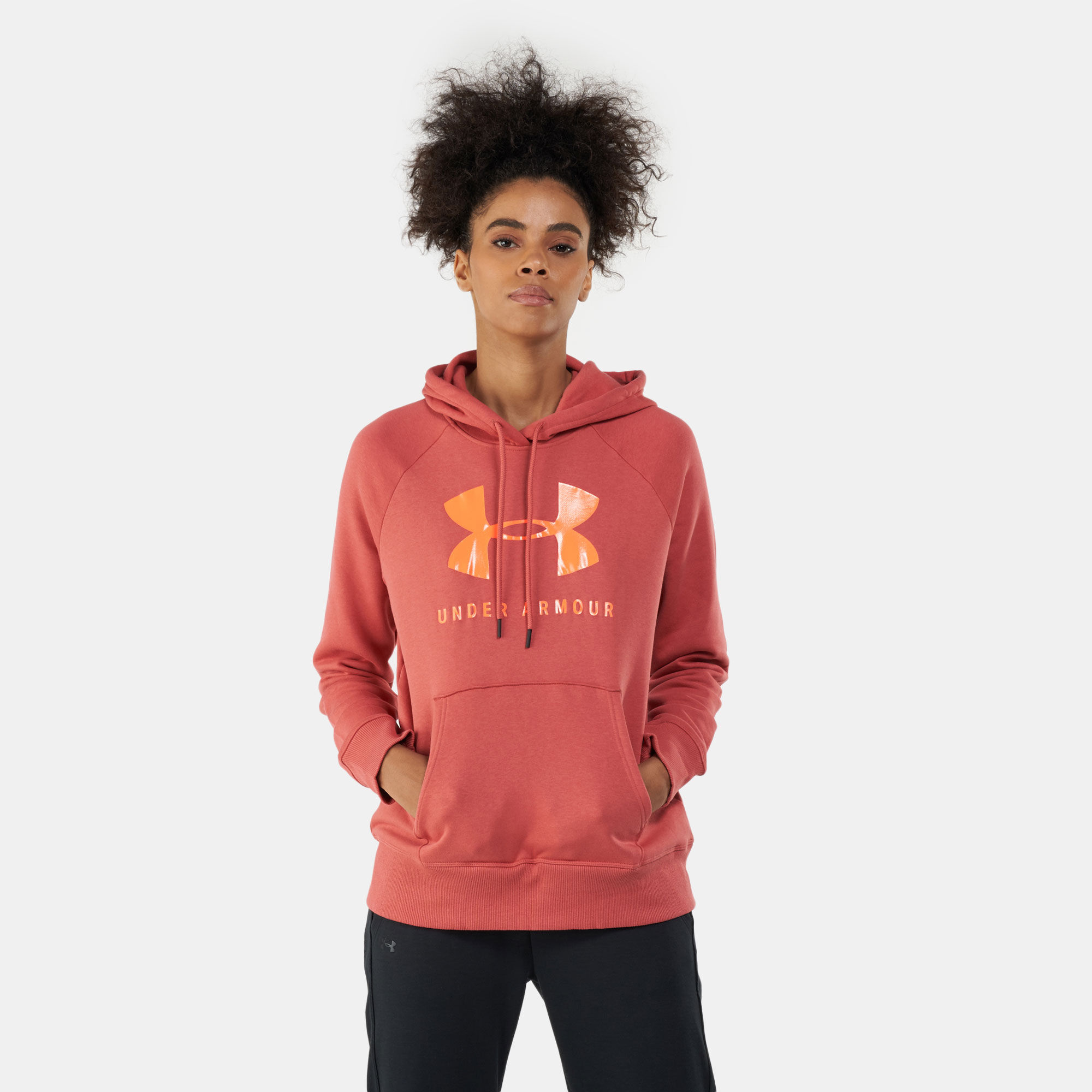 Peach under armour hoodie sale