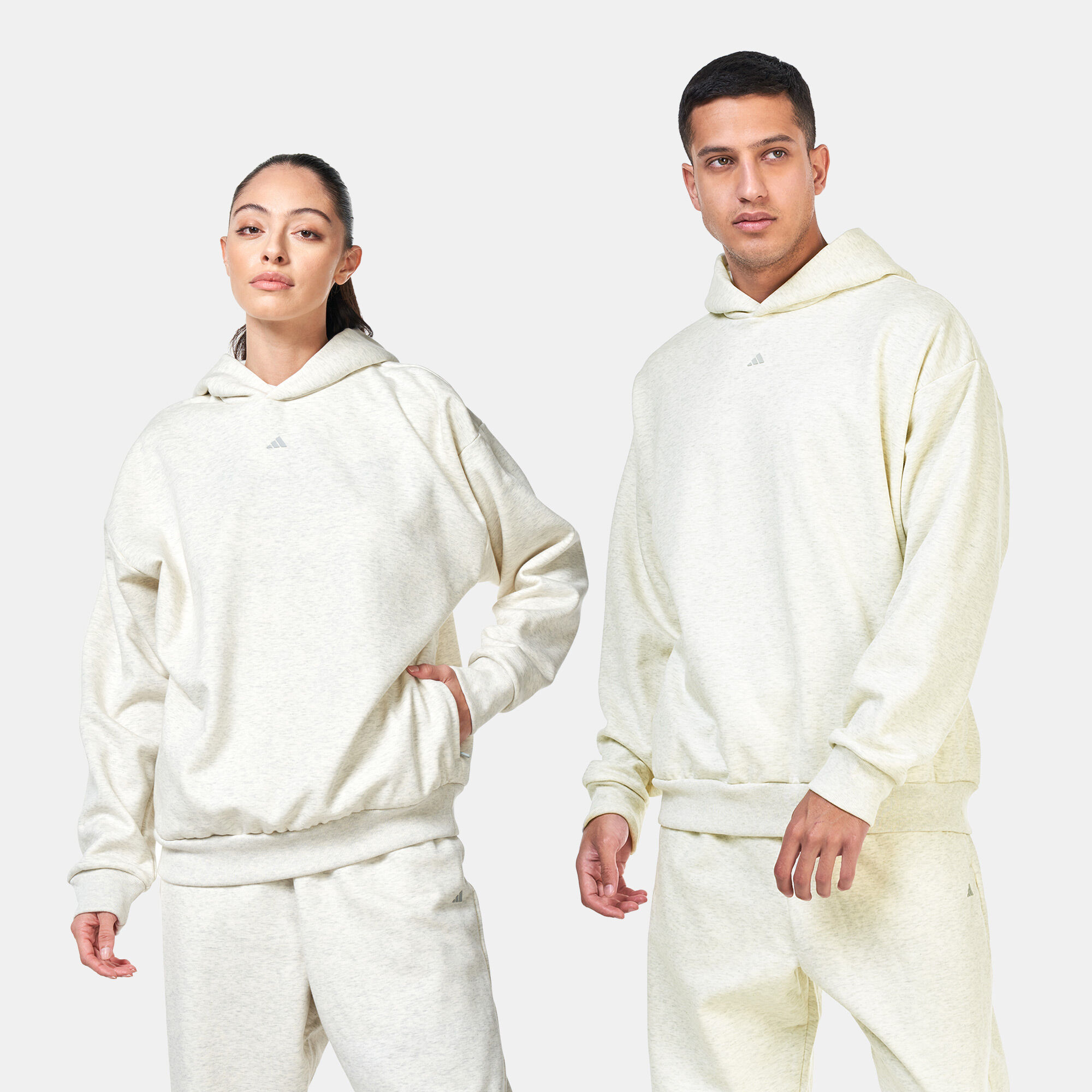 Logo Basketball Fleece Hoodie White adidas in Kuwait SSS