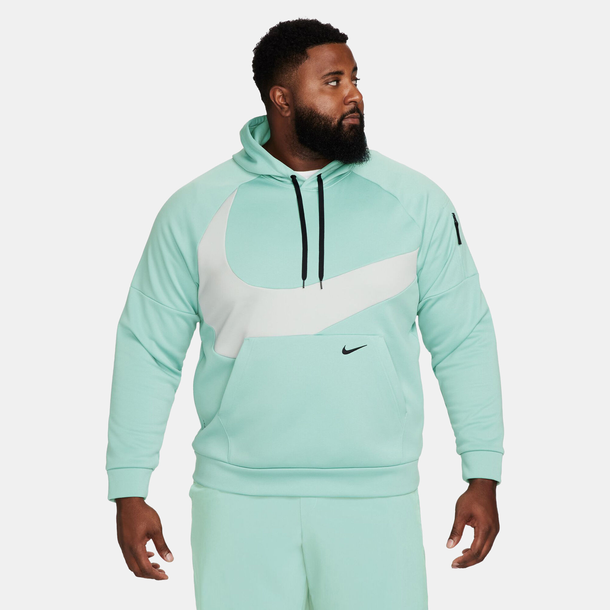 Nike swoosh therma hoodie clearance
