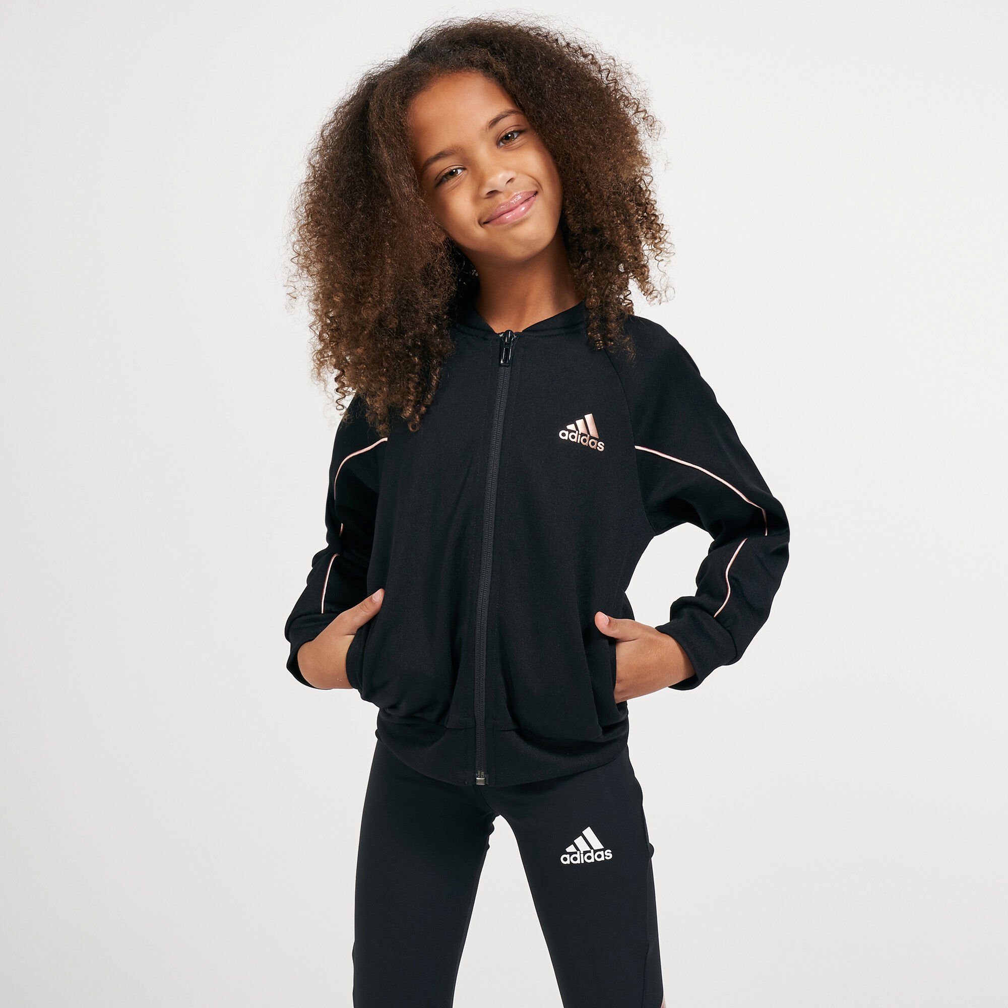 Girls adidas hotsell bomber jacket