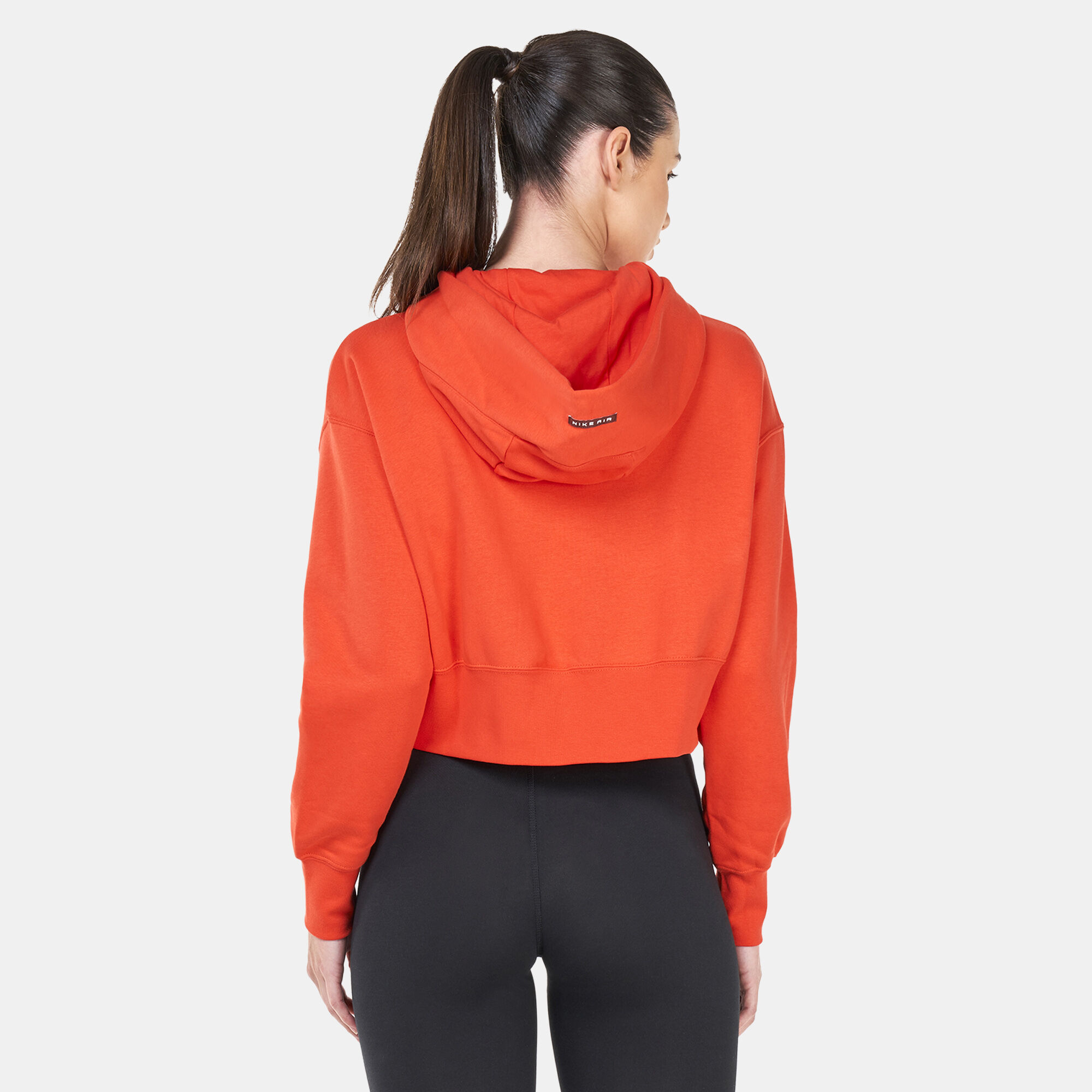 Women s Air Full Zip Fleece Hoodie Orange Nike in Kuwait SSS