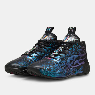 PUMA Men's x LAMELO BALL MB.04 Reflections Basketball Shoes Black