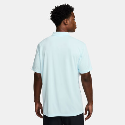 Nike Men's Court Dri-FIT Tennis Polo Shirt Blue