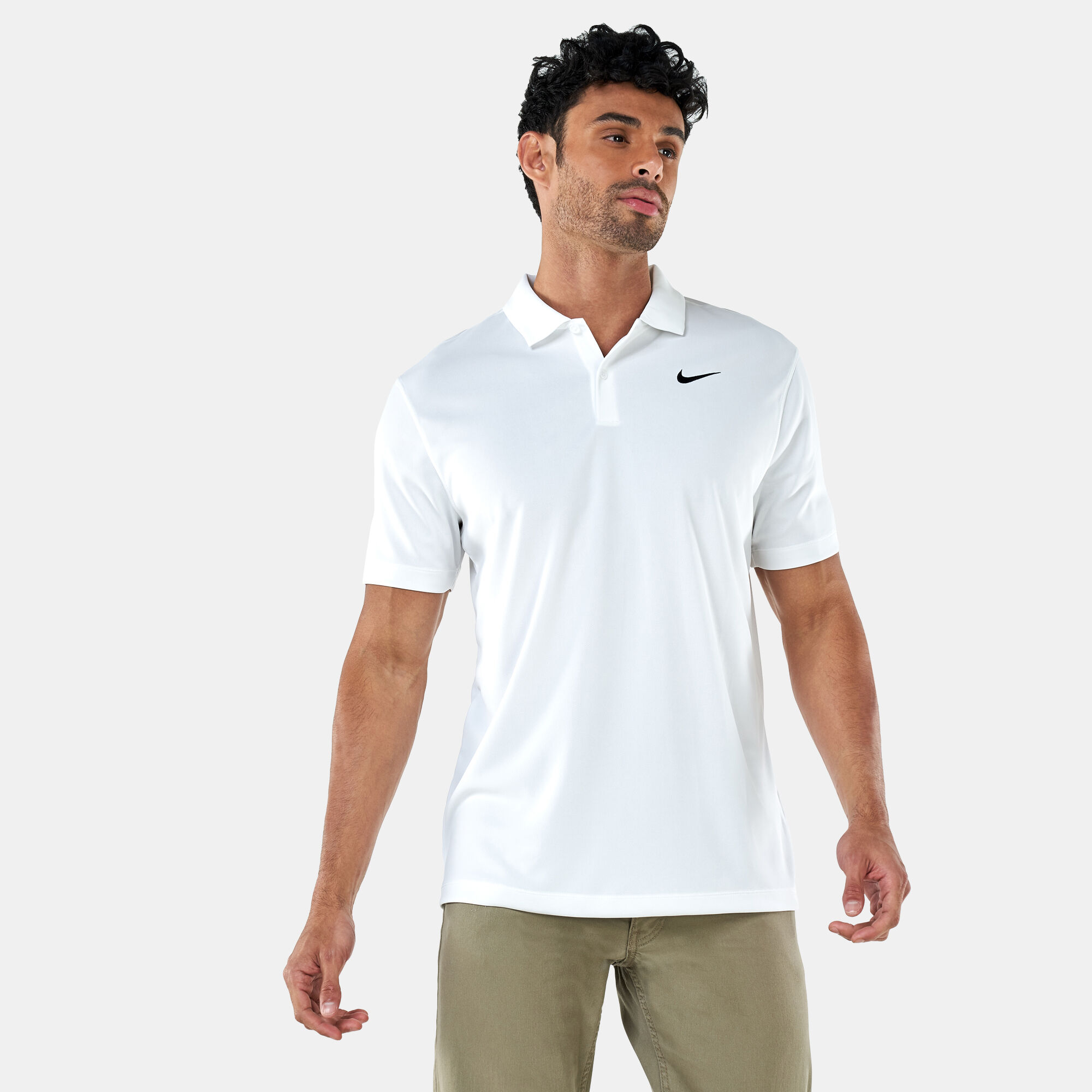 Men s Court Dri FIT Tennis Polo Shirt White Nike in Kuwait SSS