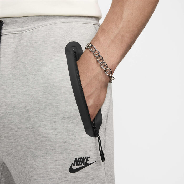 Nike Men's Tech Fleece Open-Hem Trousers Grey image number 3