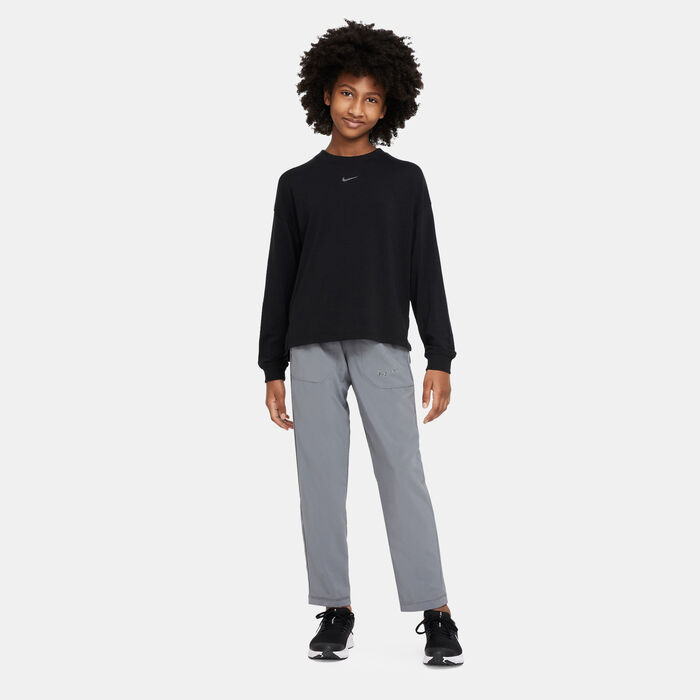 Nike Kids' Yoga Dri-FIT T-Shirt Black image number 2