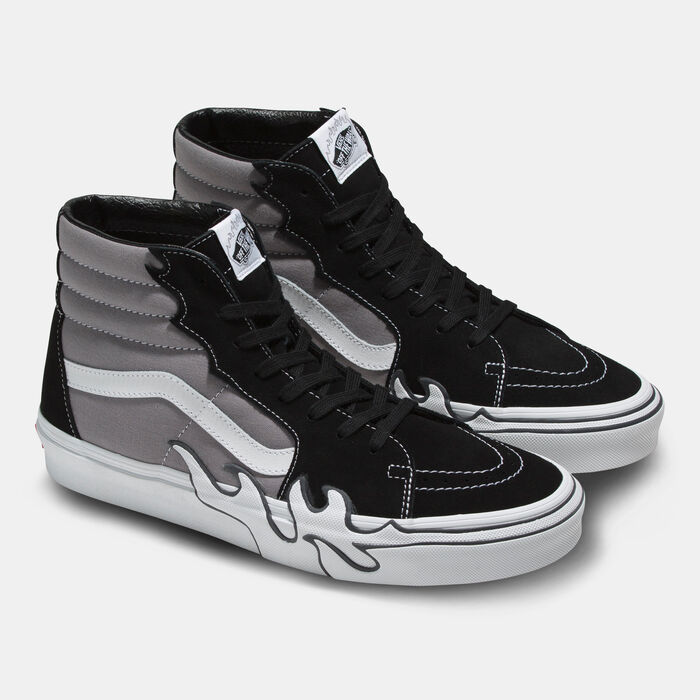 Vans Sk8-Hi Flame Unisex Shoes Grey image number 1