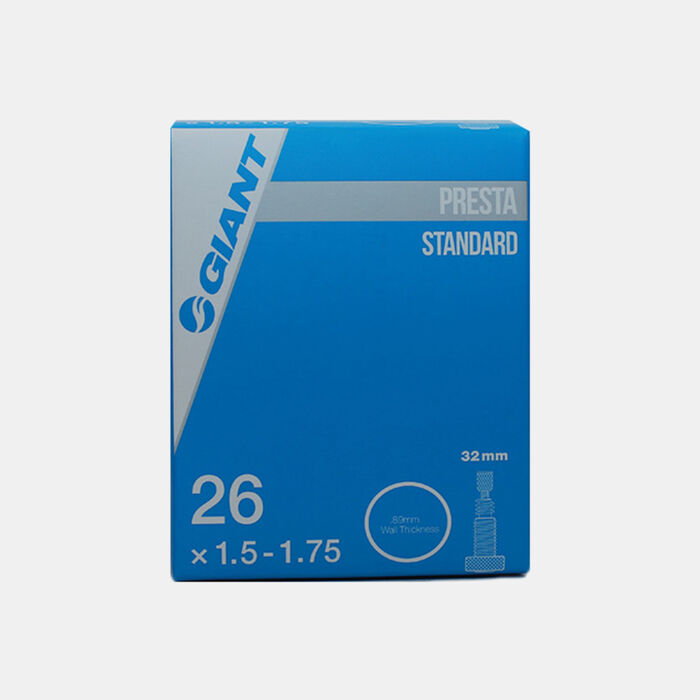 Giant Threaded Inner Tube (26X1.5-1.75) with Presta Valve (32mm) Multi image number 0