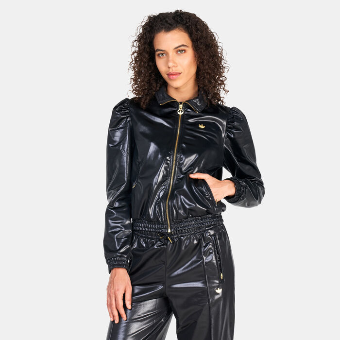 adidas Originals Women's Chile Firebird Track Jacket Black image number 0