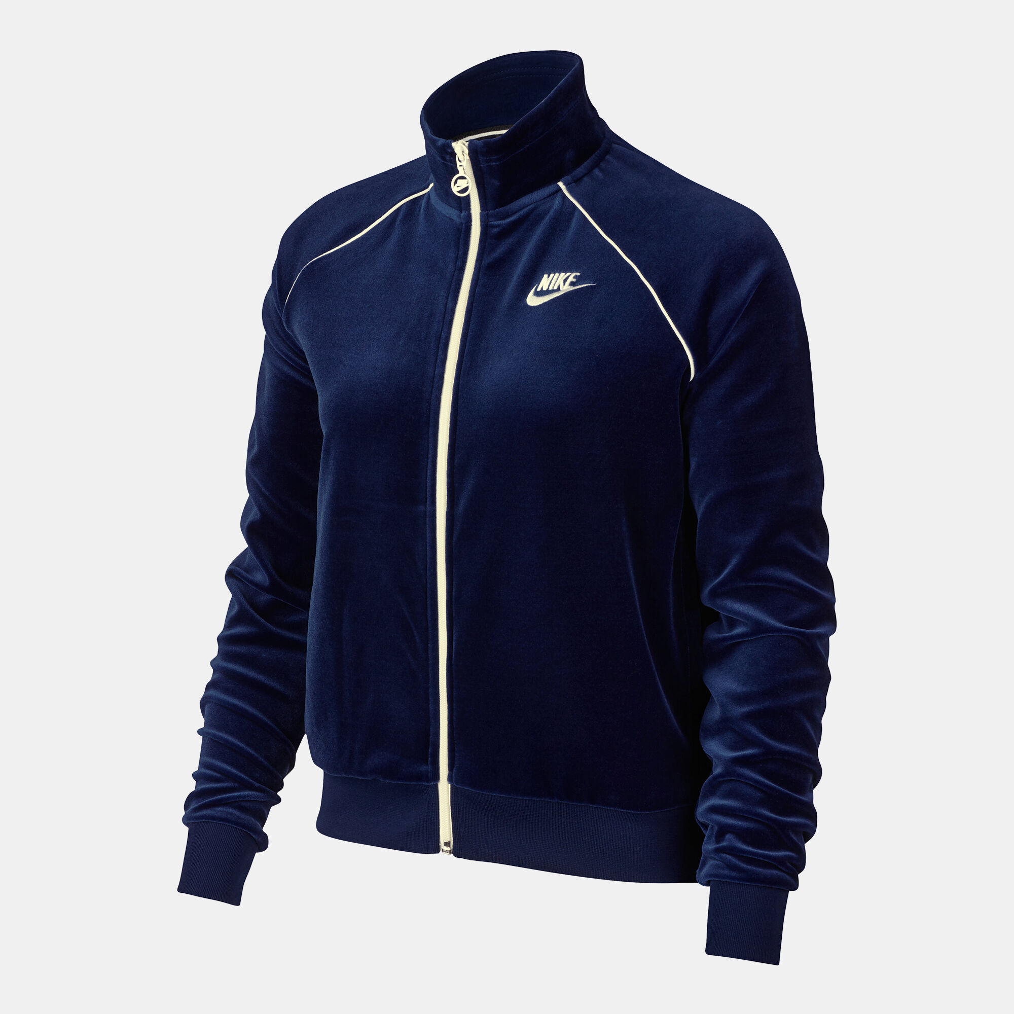 Nike velour top track jacket women's
