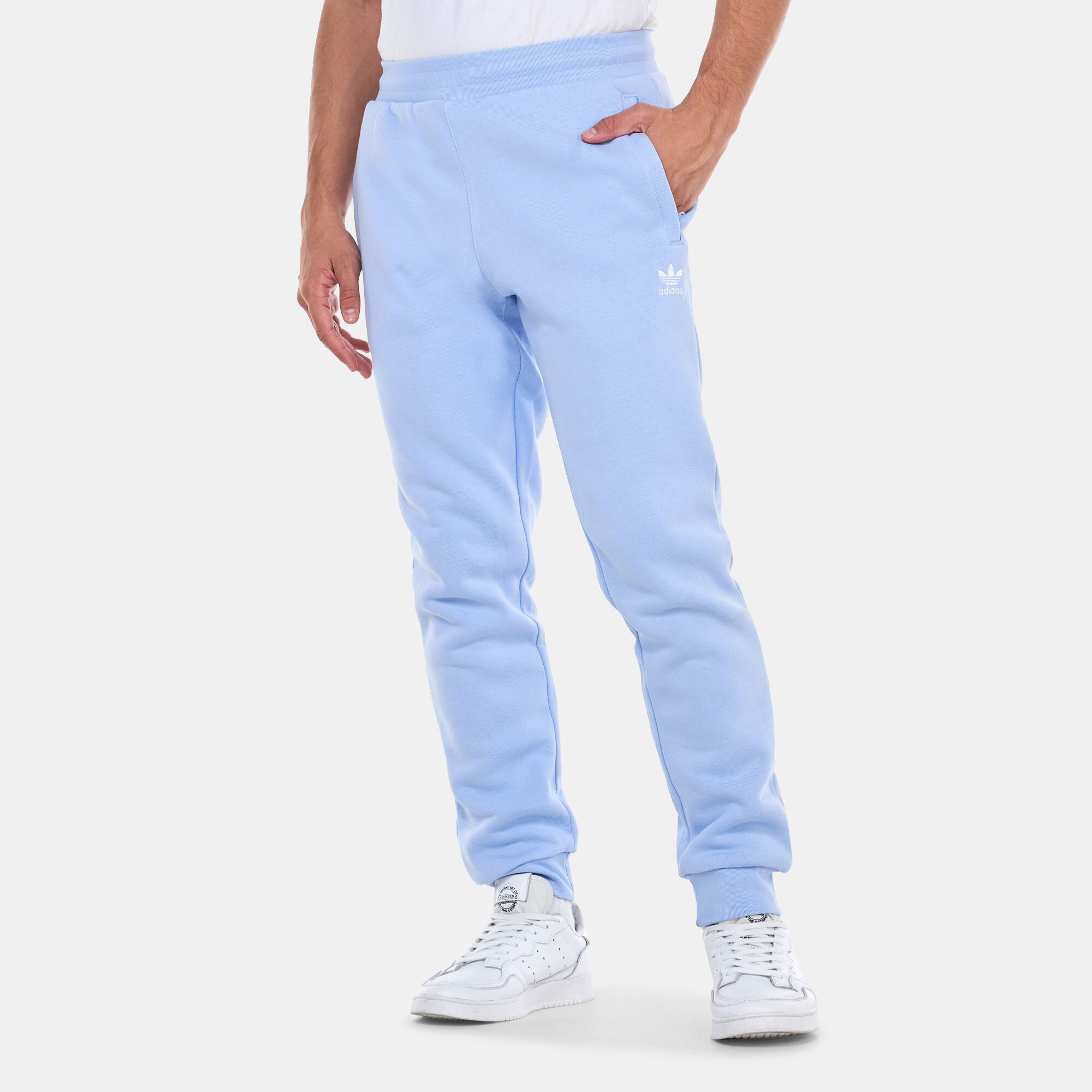 Men s Trefoil Essentials Pants Blue adidas Originals in Kuwait SSS