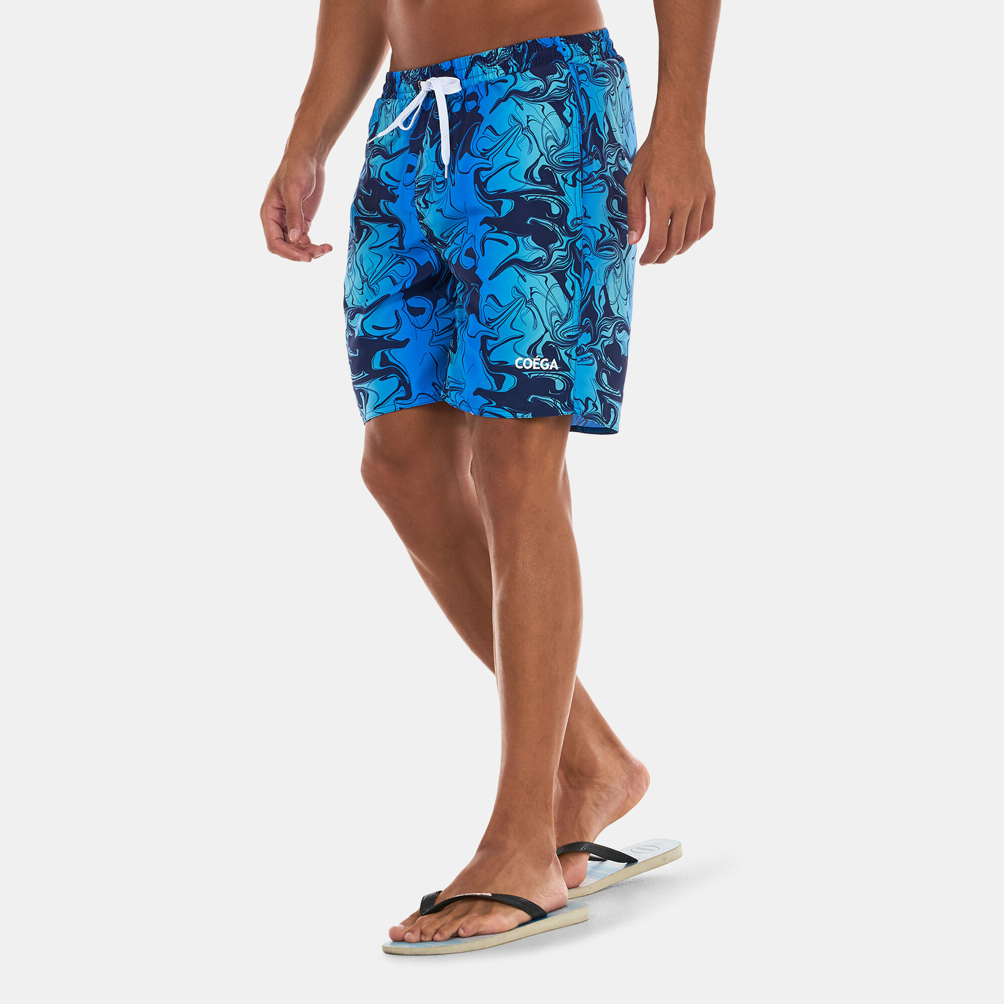 Buy COEGA Men s Printed 18 Inch Board Shorts Blue in Kuwait SSS
