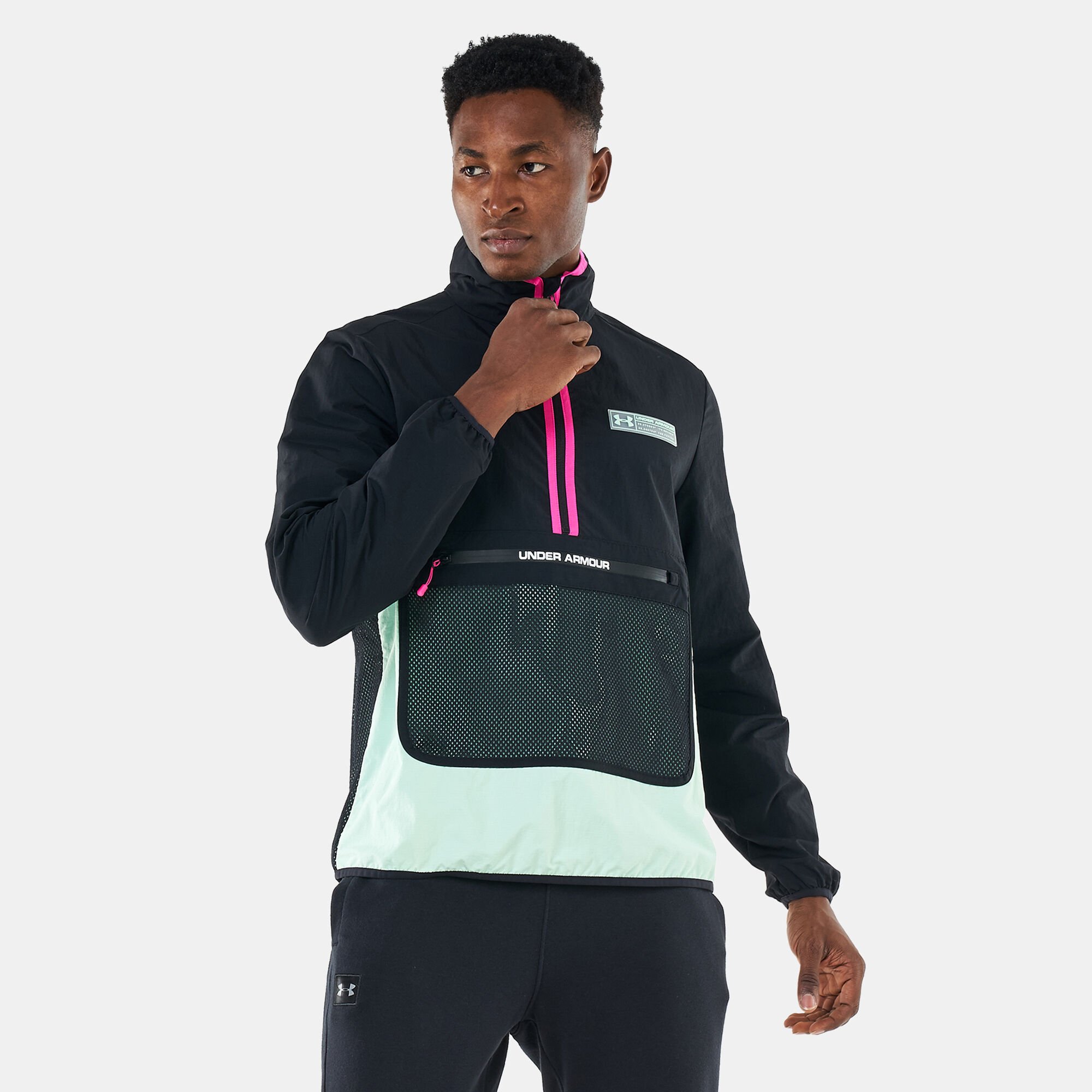 Buy Under Armour Men s UA Summit Ripstop Anorak Jacket Black in