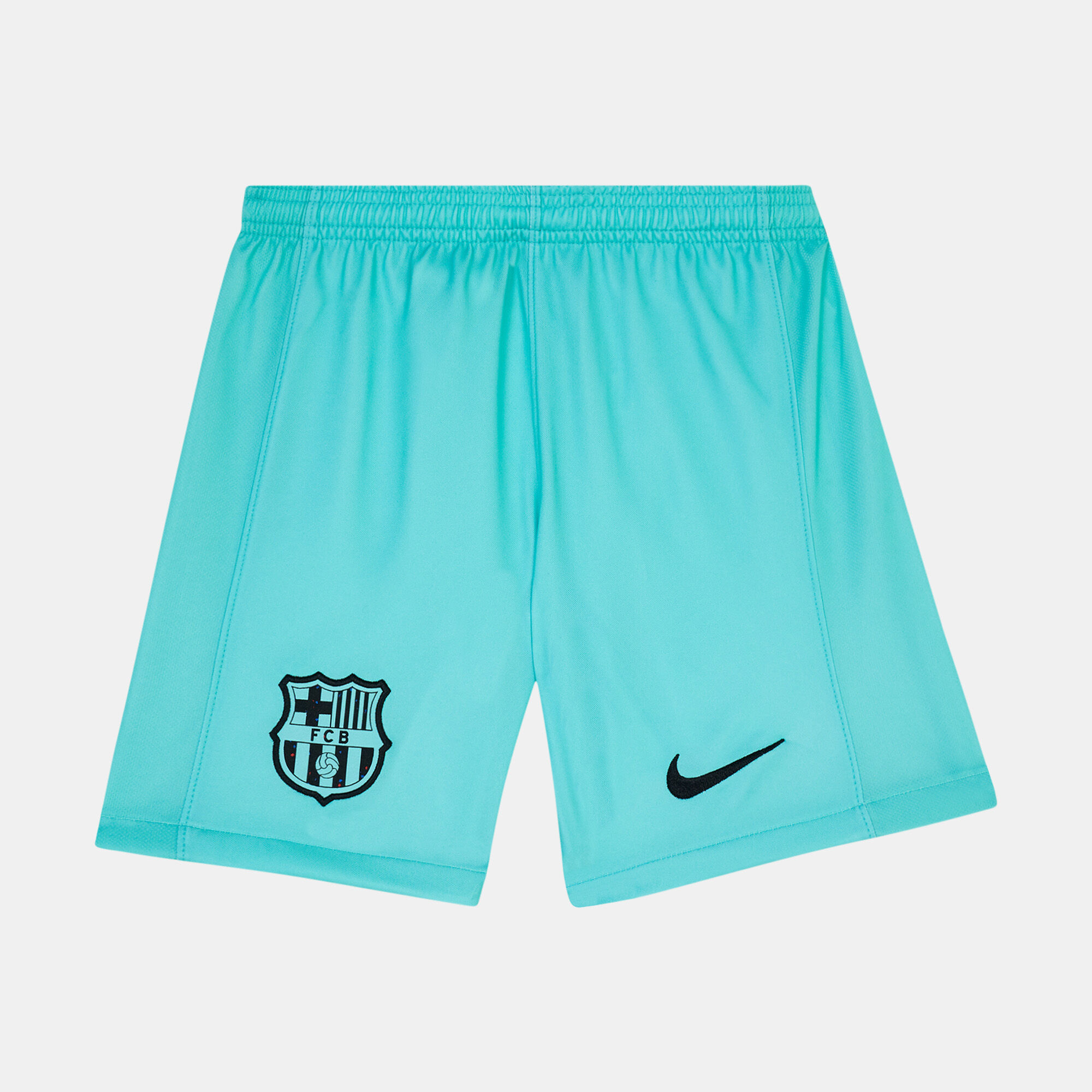Kids Dri FIT F.C. Barcelona Stadium 3rd Football Shorts 2023 24