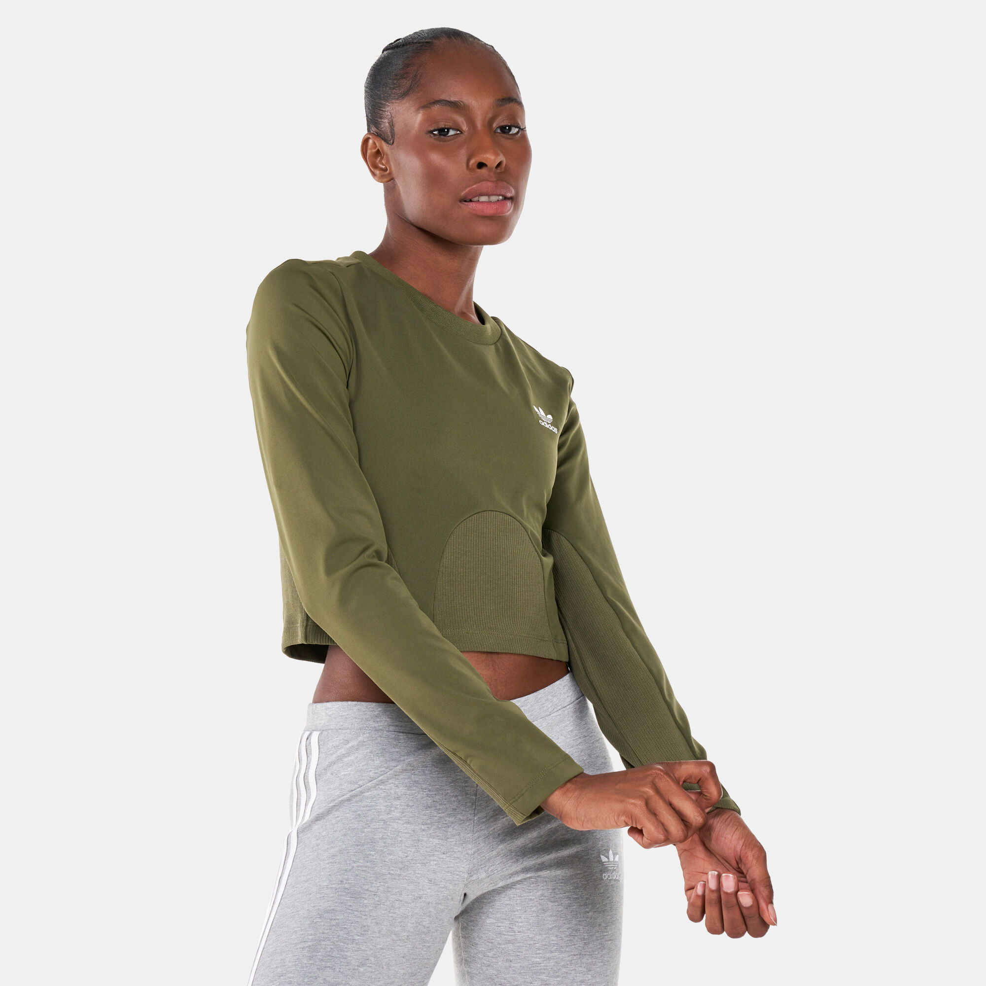 Adidas womens long sleeve sales top