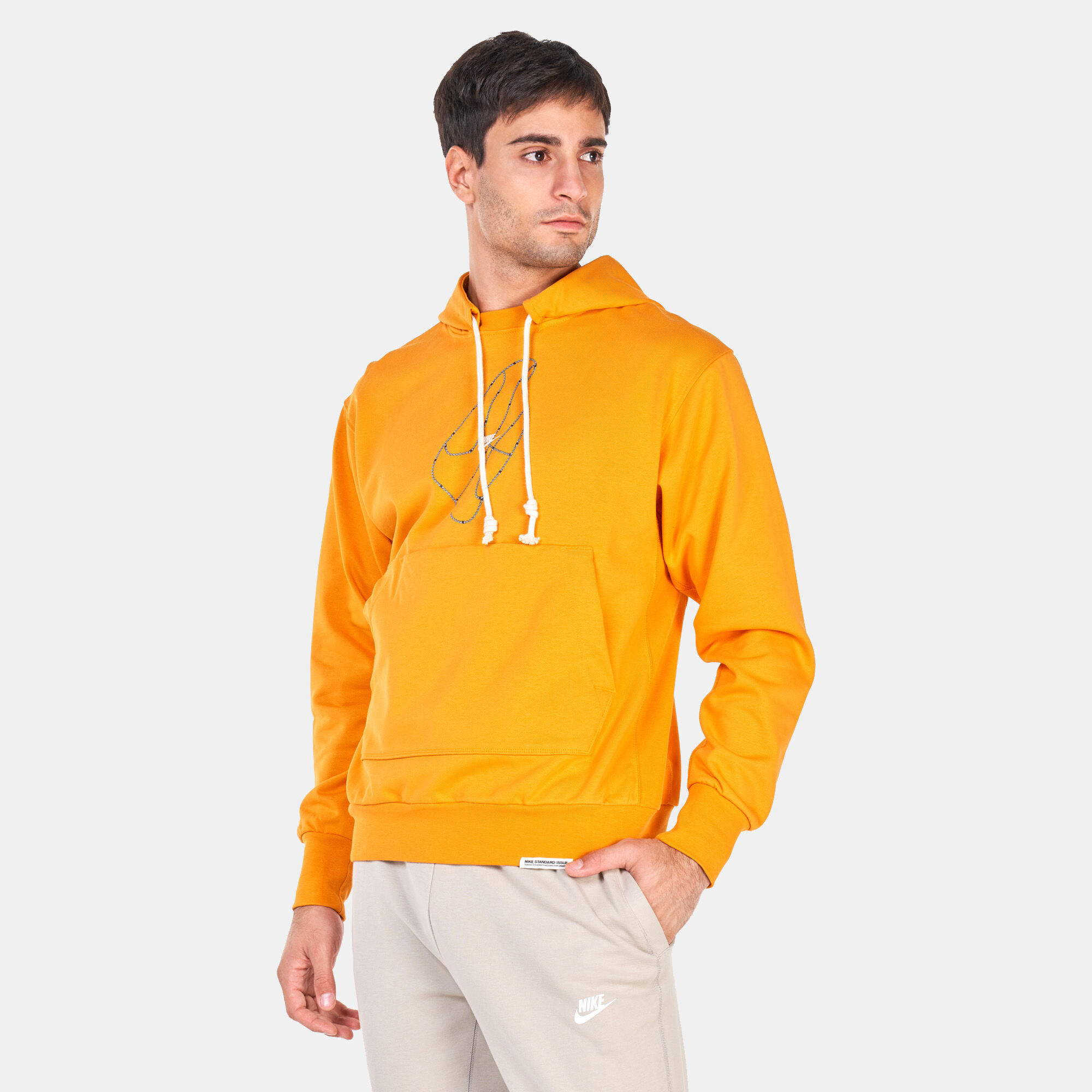 Men s Dri FIT Standard Issue Basketball Hoodie Orange Jordan in Kuwait SSS